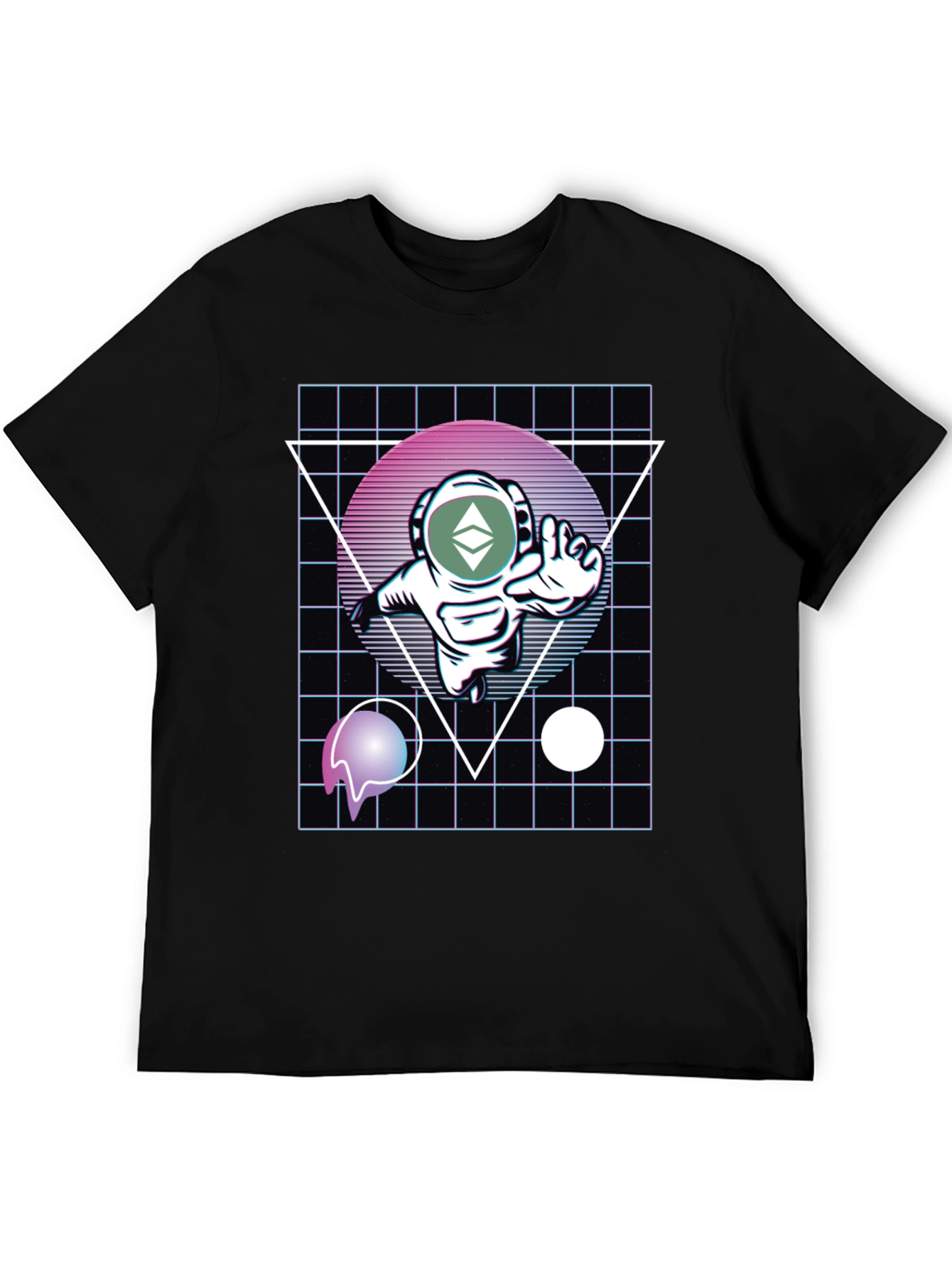 Retro Astronaut Crypto T-Shirt