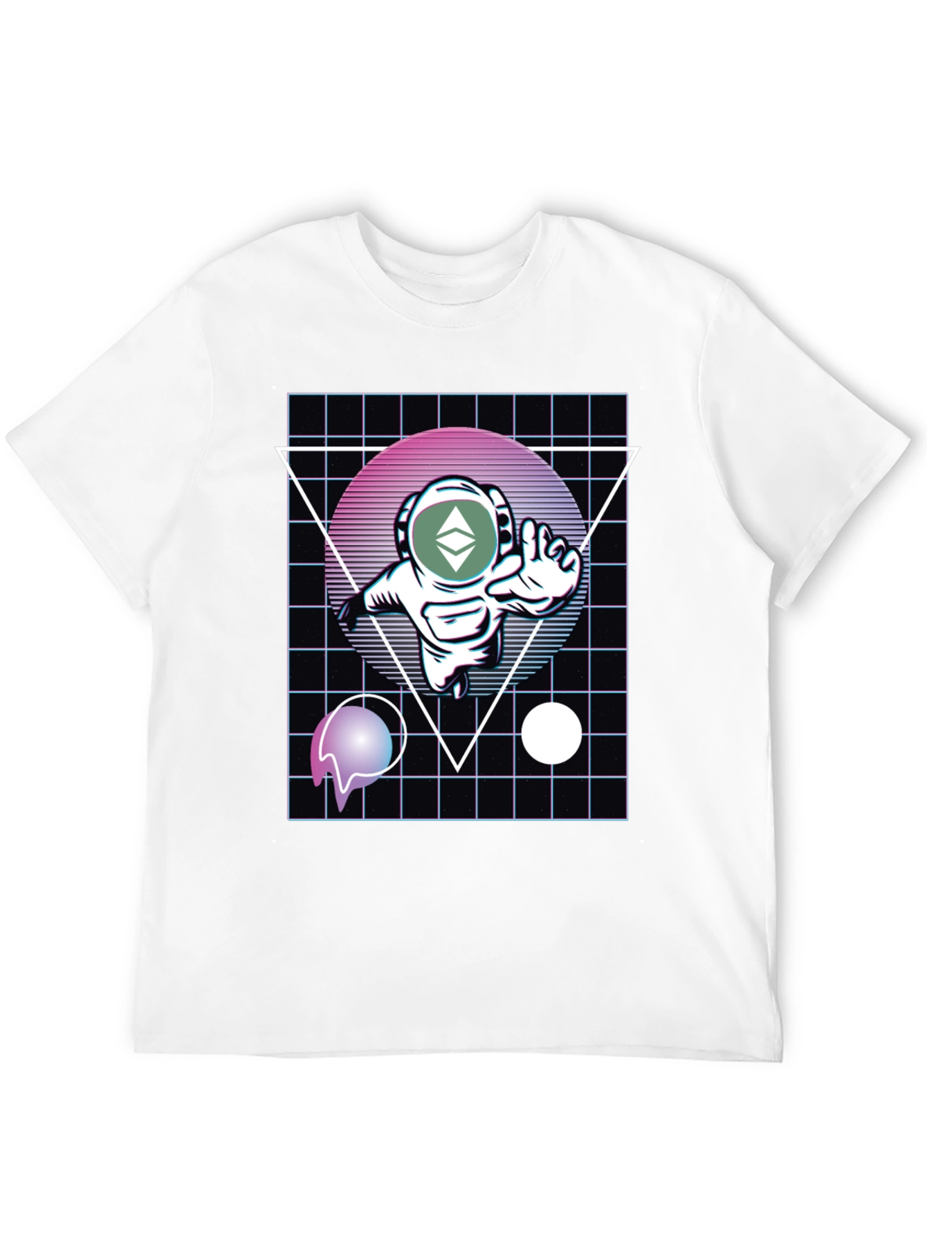 Retro Astronaut Crypto T-Shirt
