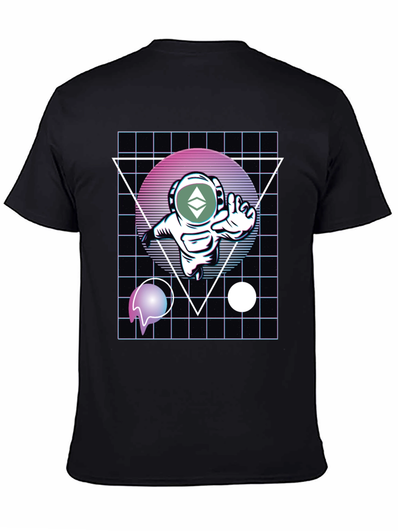 Retro Astronaut Crypto T-Shirt