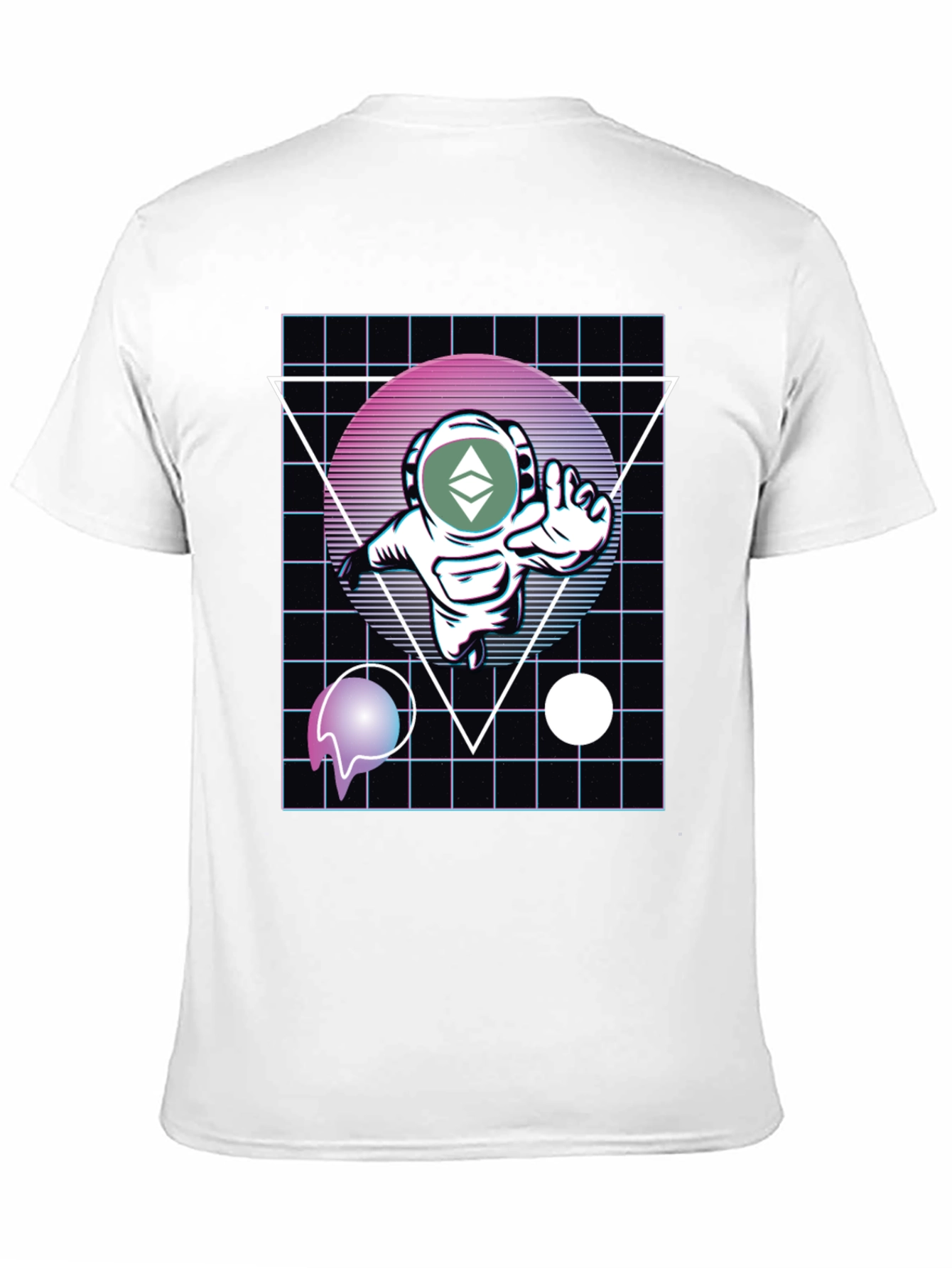 Retro Astronaut Crypto T-Shirt