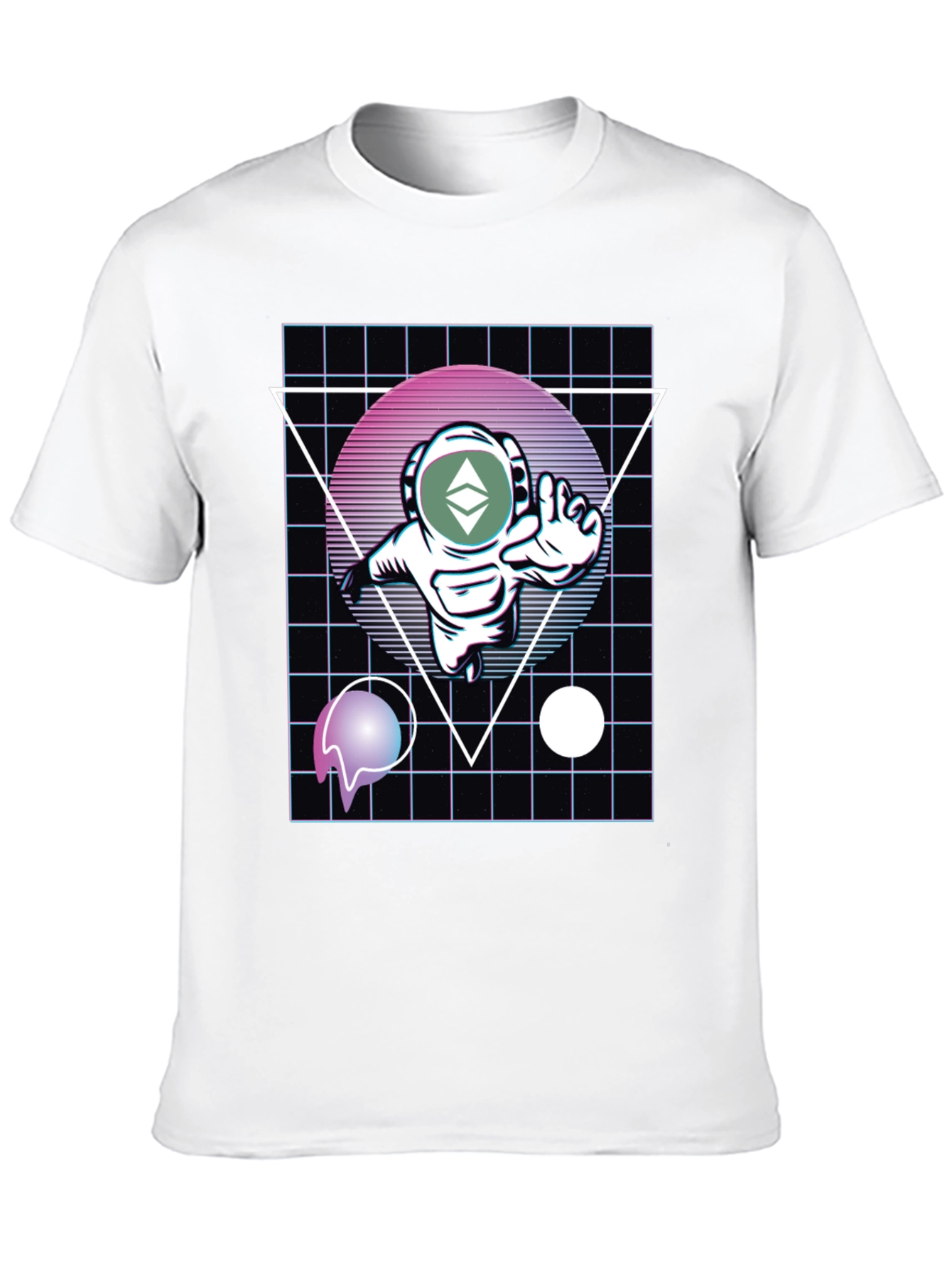 Retro Astronaut Crypto T-Shirt