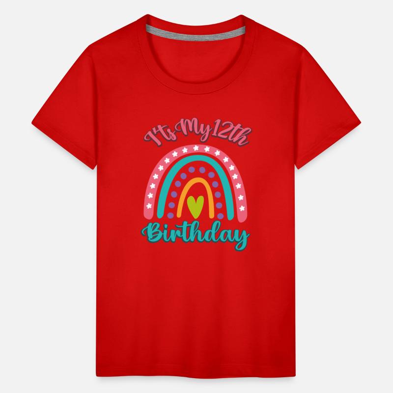 Its My 12th Birthday Rainbow For Girls 12 year old