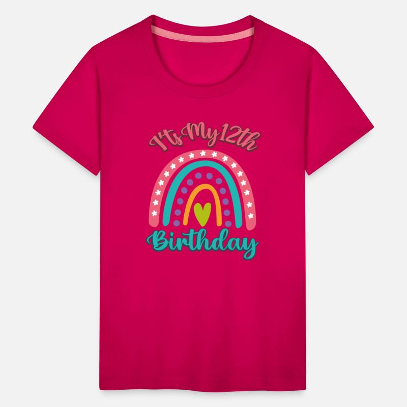 Its My 12th Birthday Rainbow For Girls 12 year old