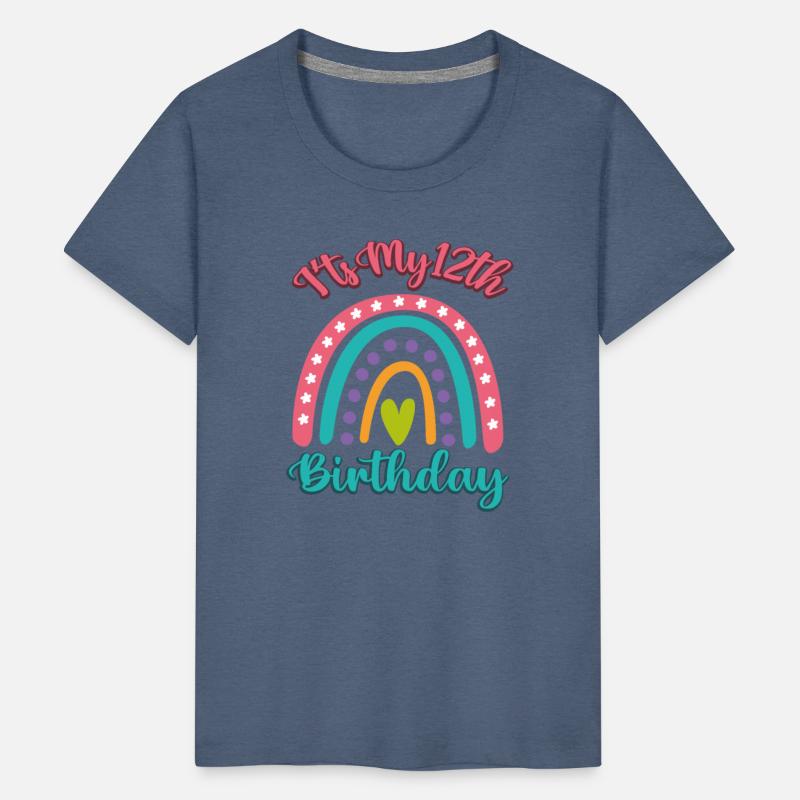 Its My 12th Birthday Rainbow For Girls 12 year old