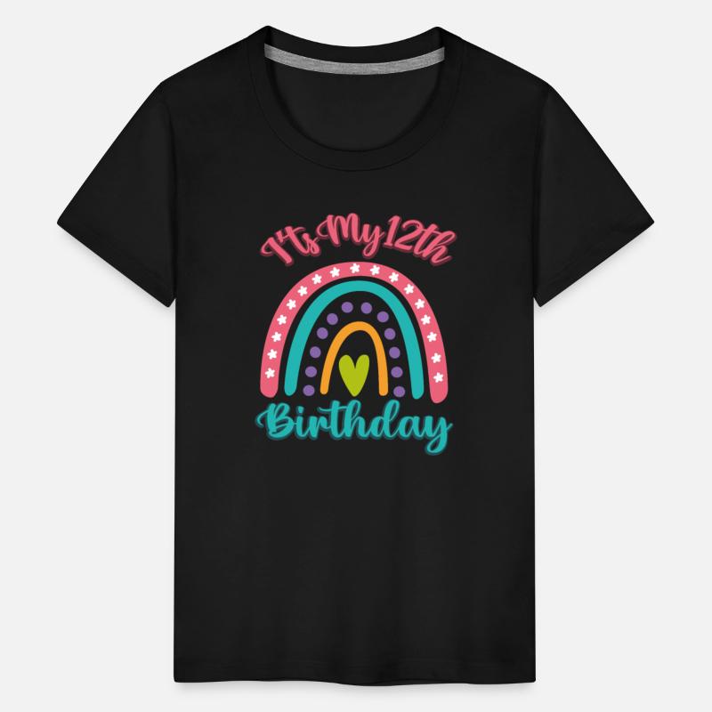 Its My 12th Birthday Rainbow For Girls 12 year old