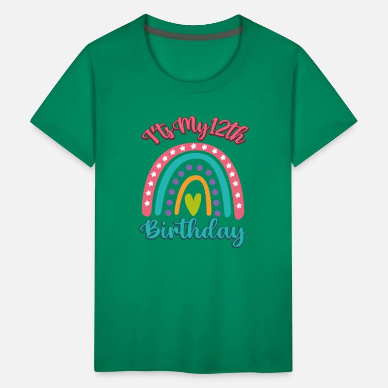 Its My 12th Birthday Rainbow For Girls 12 year old