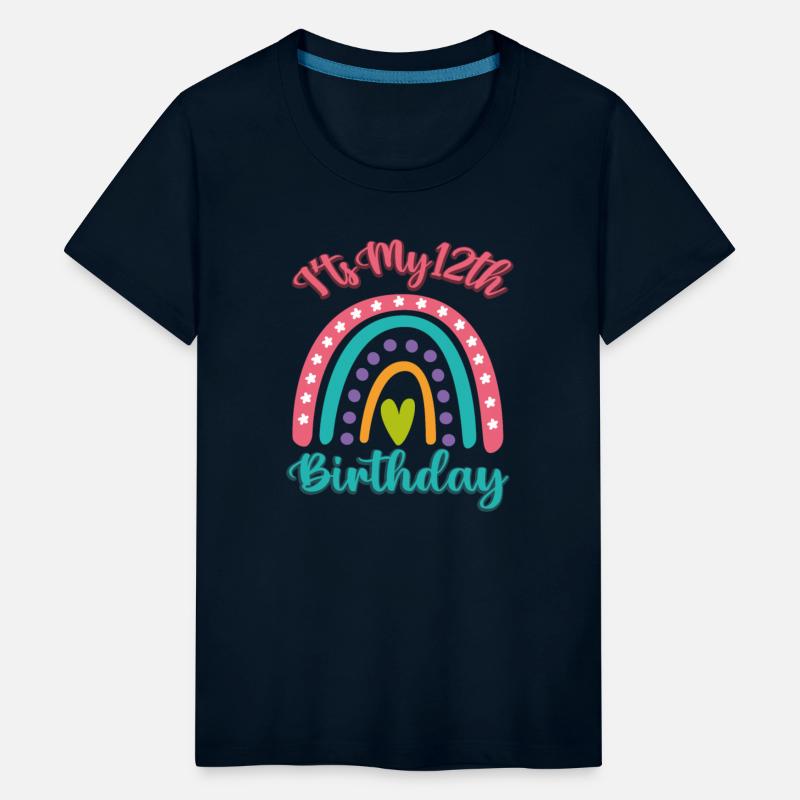 Its My 12th Birthday Rainbow For Girls 12 year old