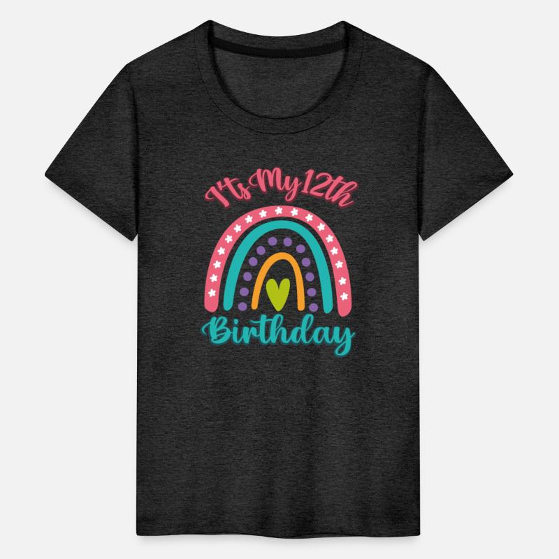 Its My 12th Birthday Rainbow For Girls 12 year old