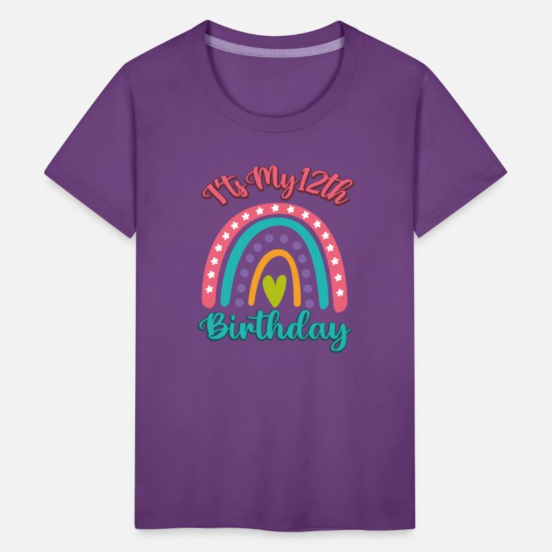 Its My 12th Birthday Rainbow For Girls 12 year old