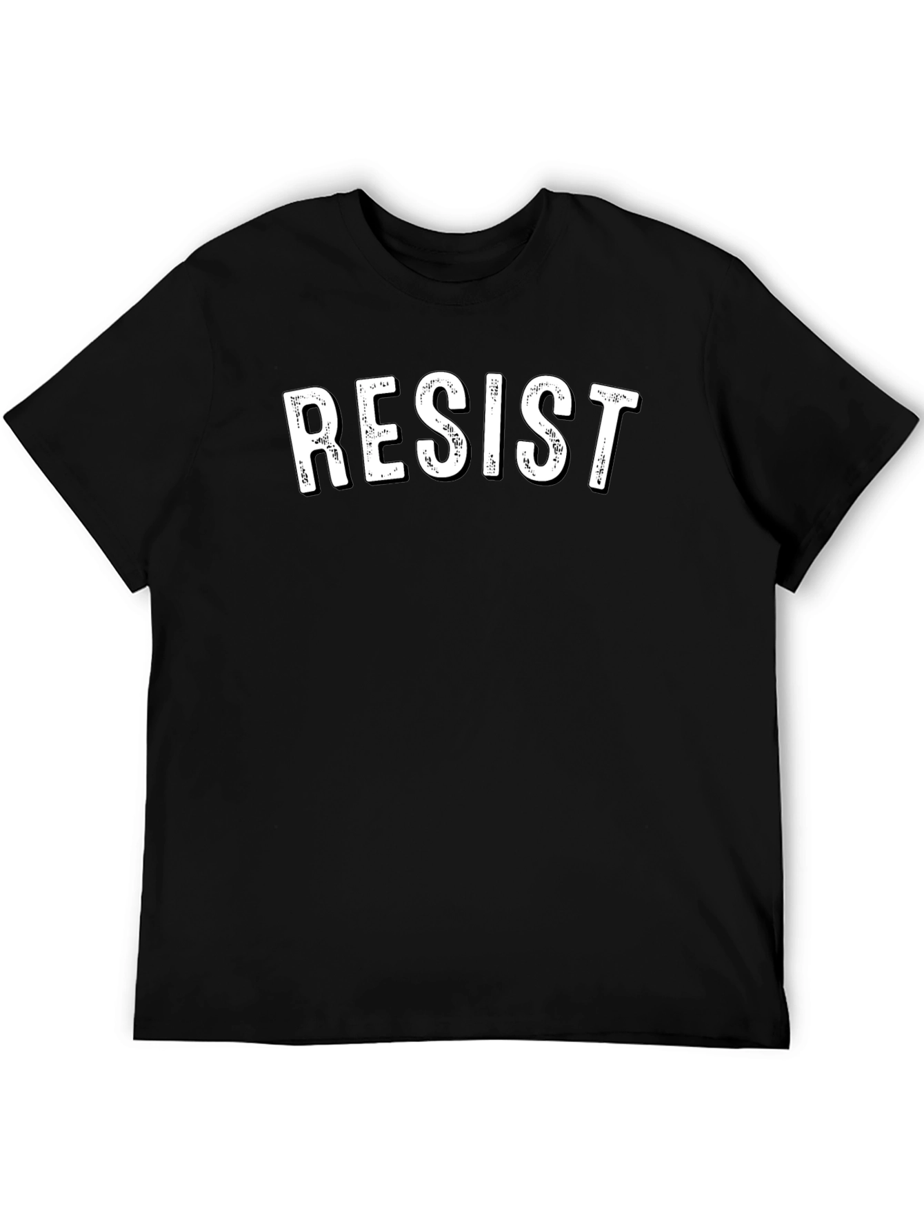 Resist Graphic T-Shirt - Mens Black Activism Tee