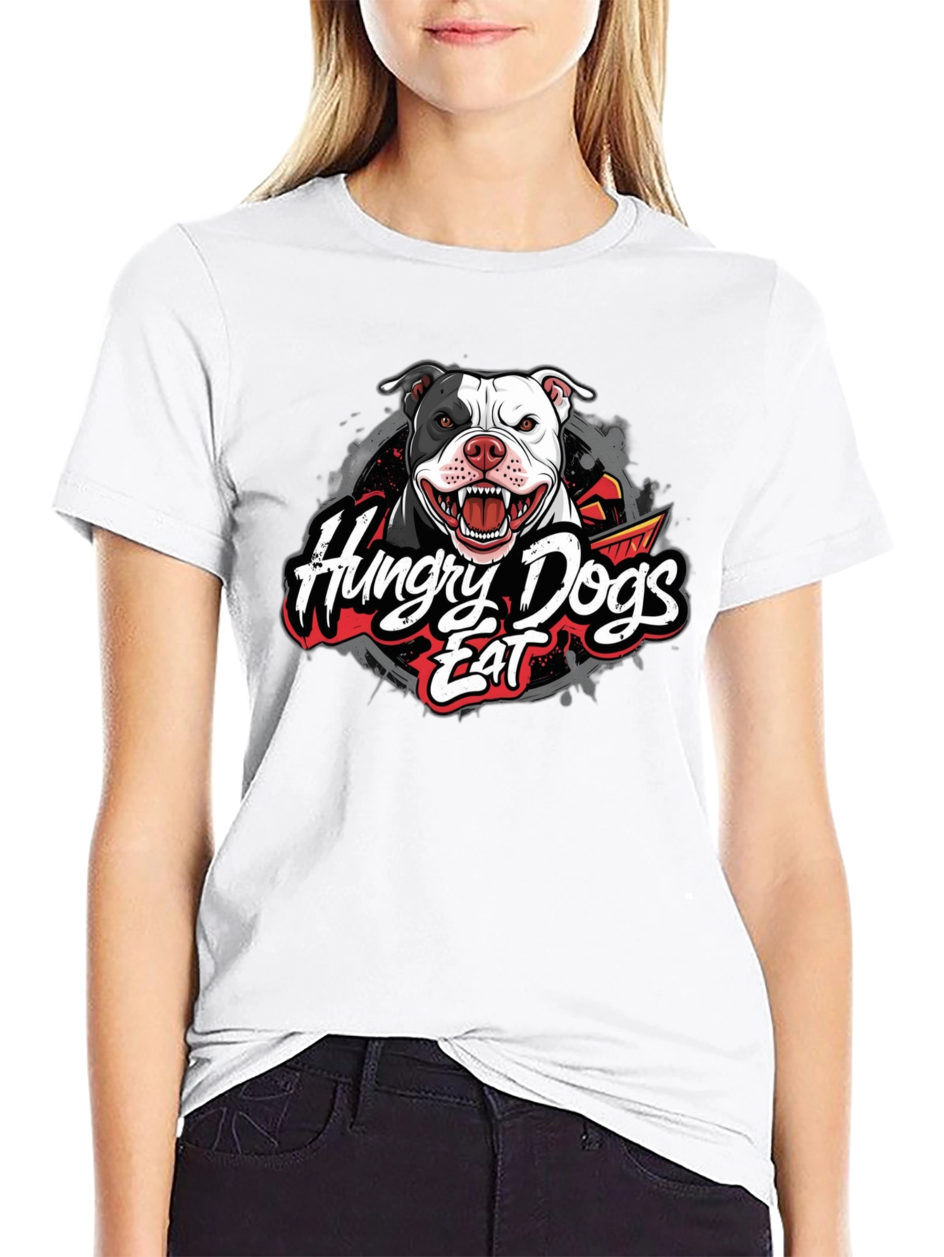 Hungry Dogs Graphic T-Shirt