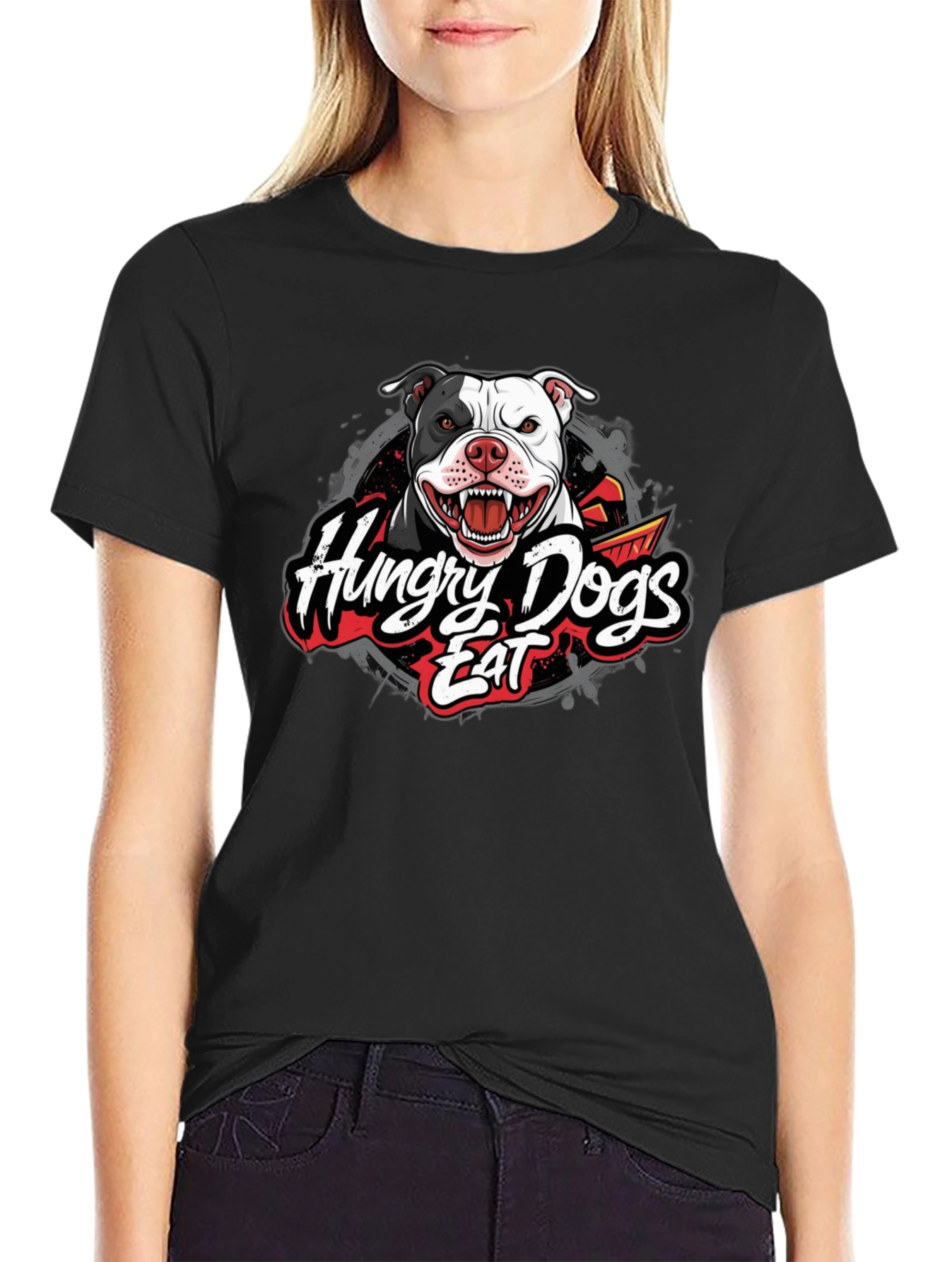 Hungry Dogs Graphic T-Shirt