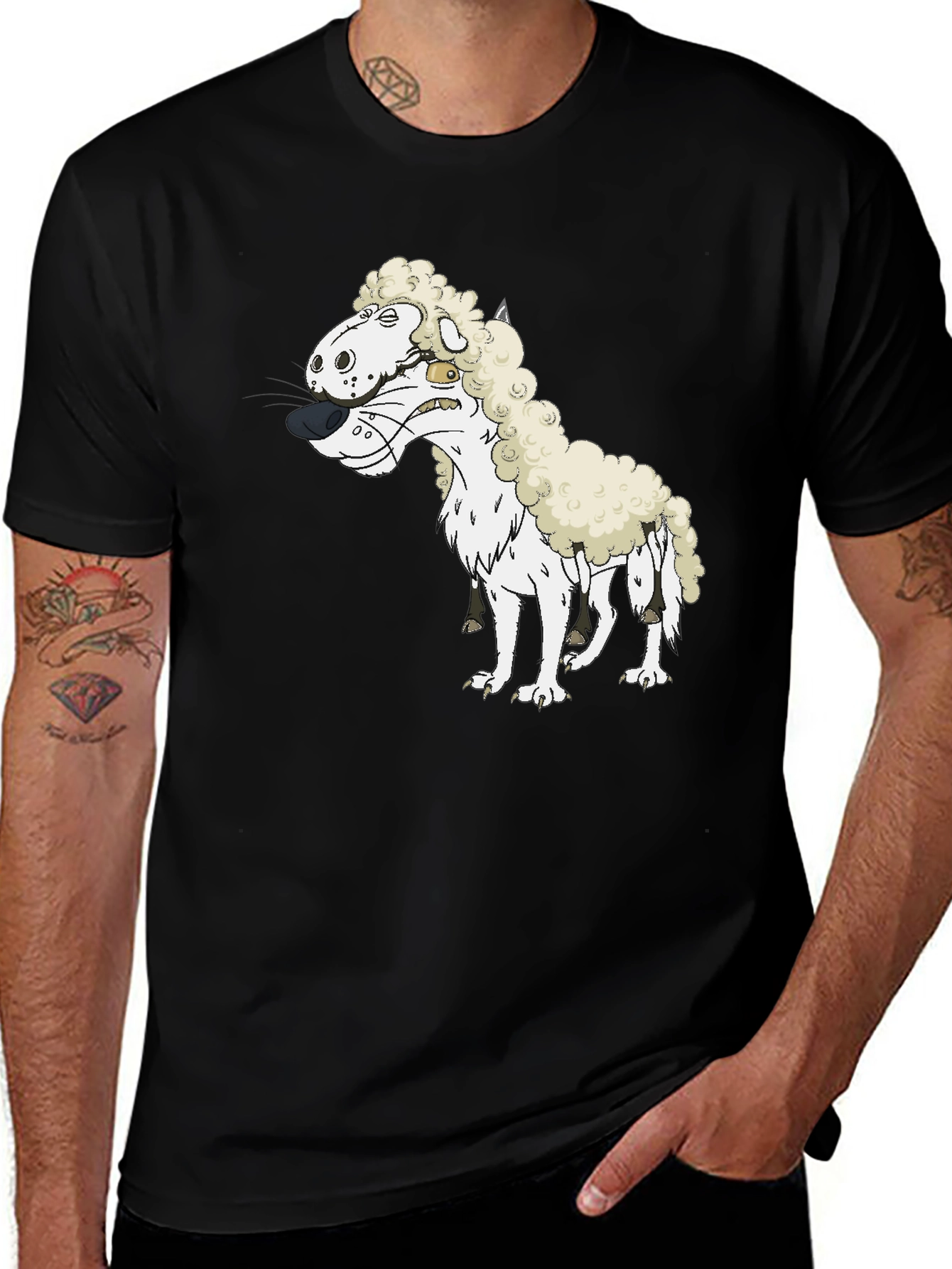 Wolf in Sheeps Clothing Funny T-Shirt