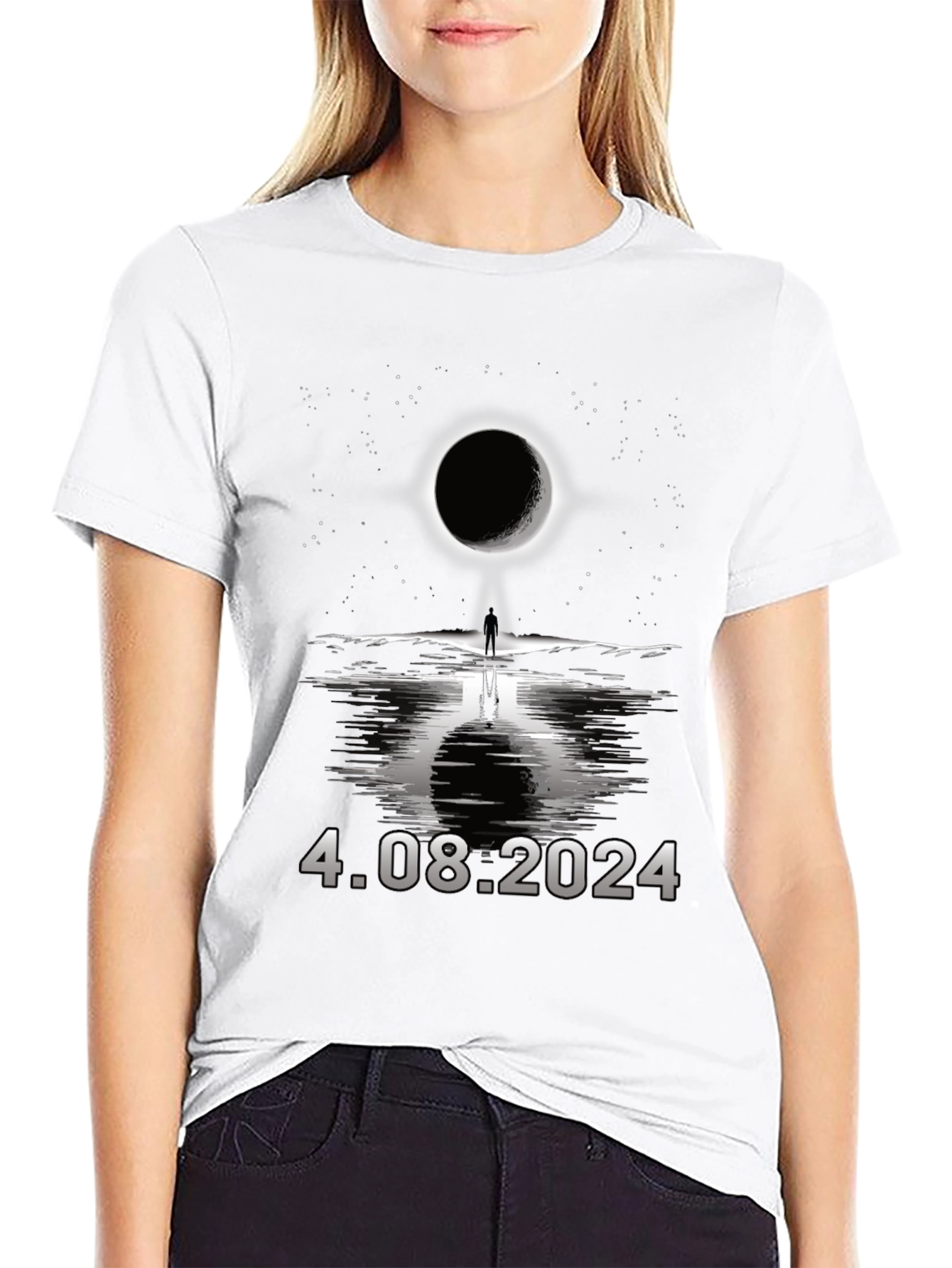 Total Solar Eclipse 4.08.2024 T-Shirt