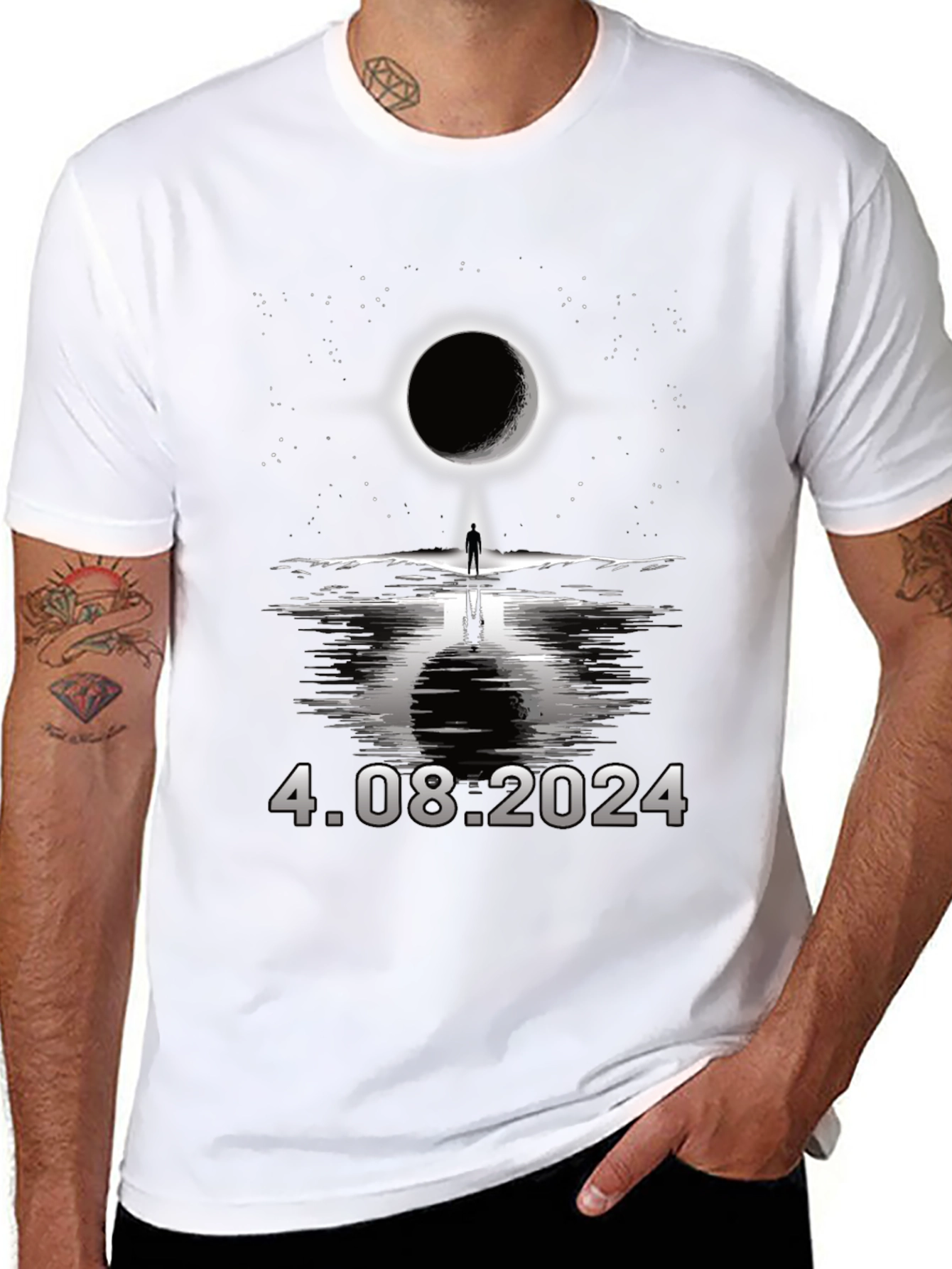 Total Solar Eclipse 4.08.2024 T-Shirt