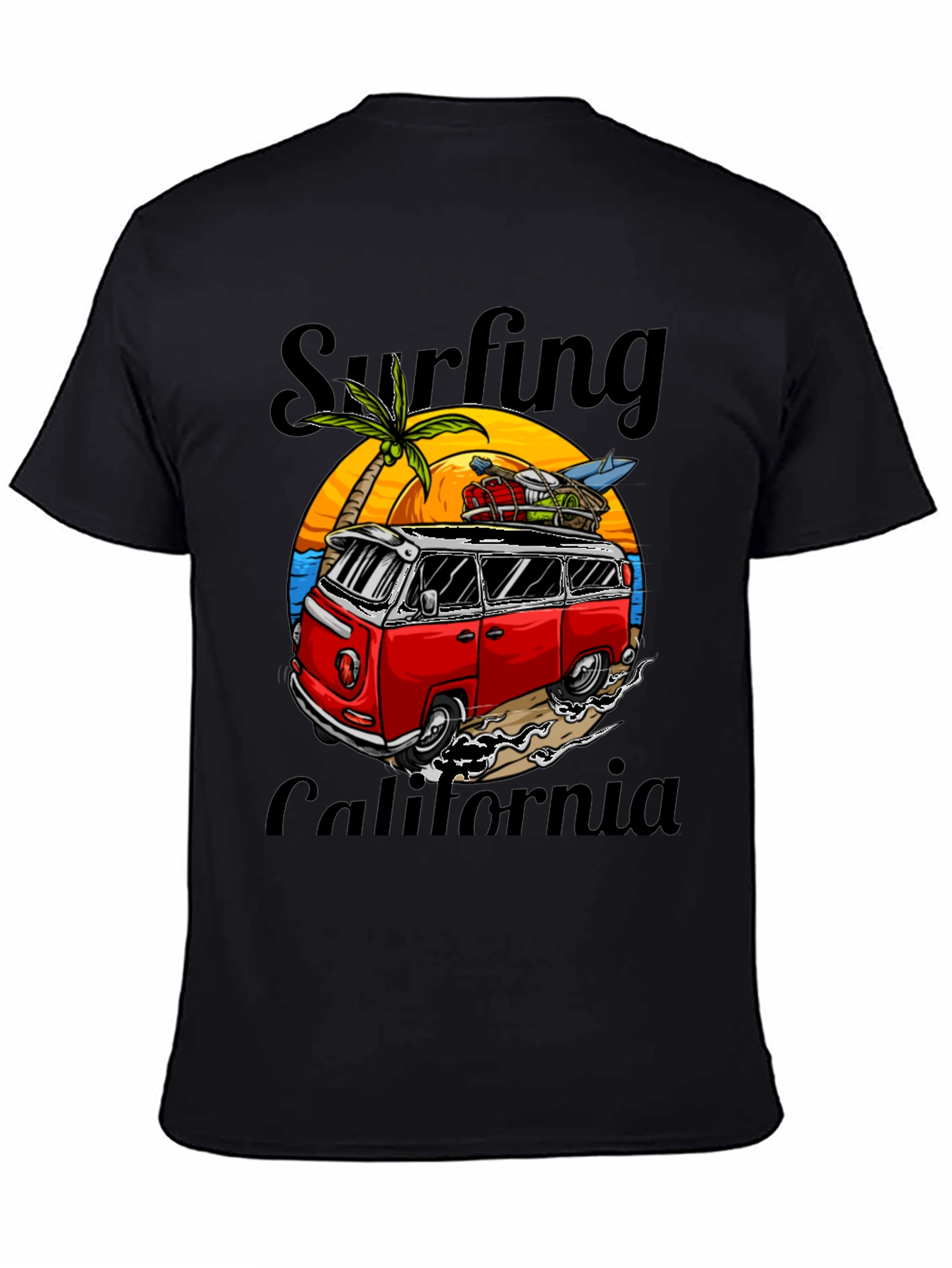 Surfing California Graphic Tee