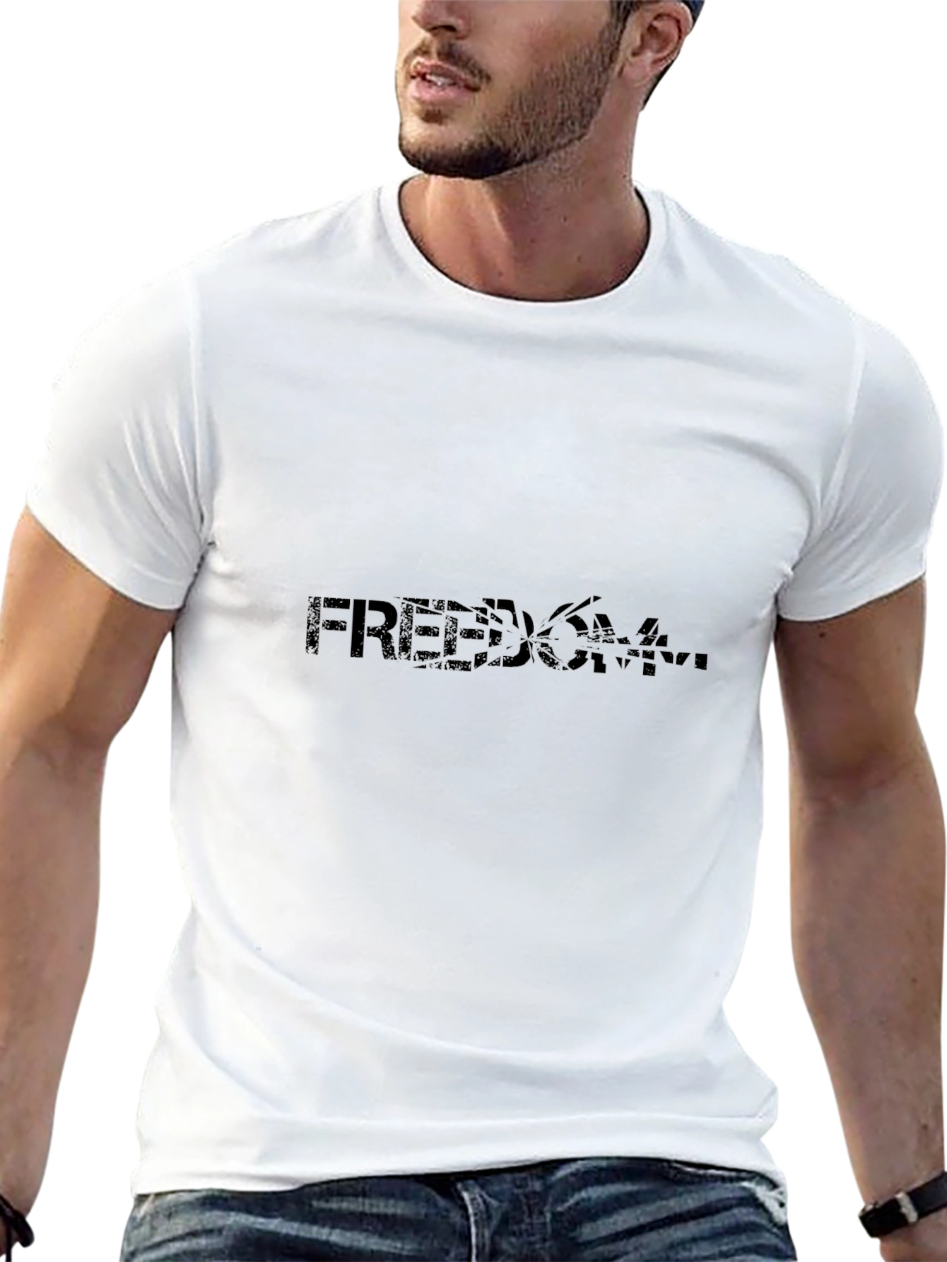 Freedom Graphic Tee - Black