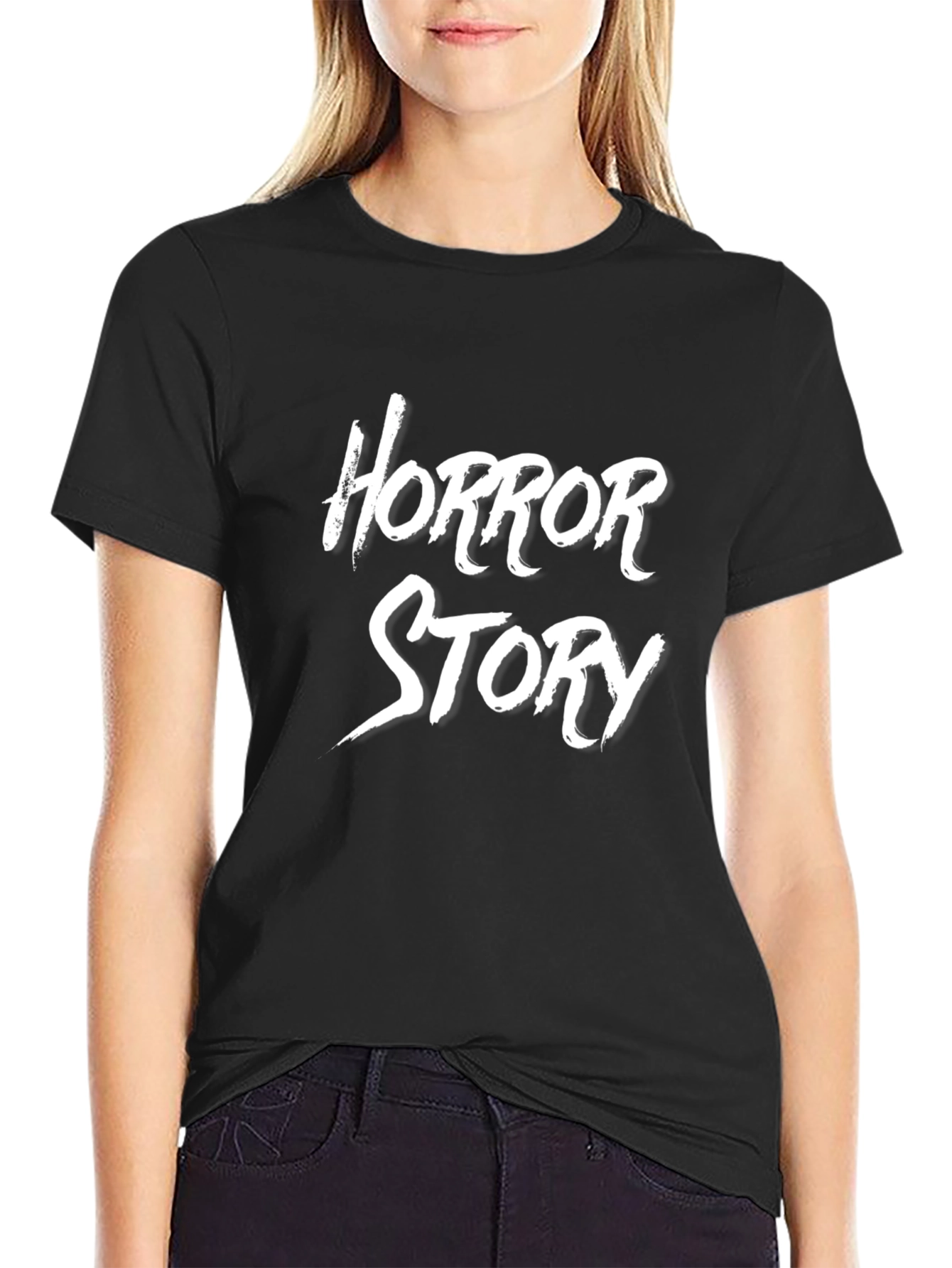 Horror Story Graphic Tee - Black
