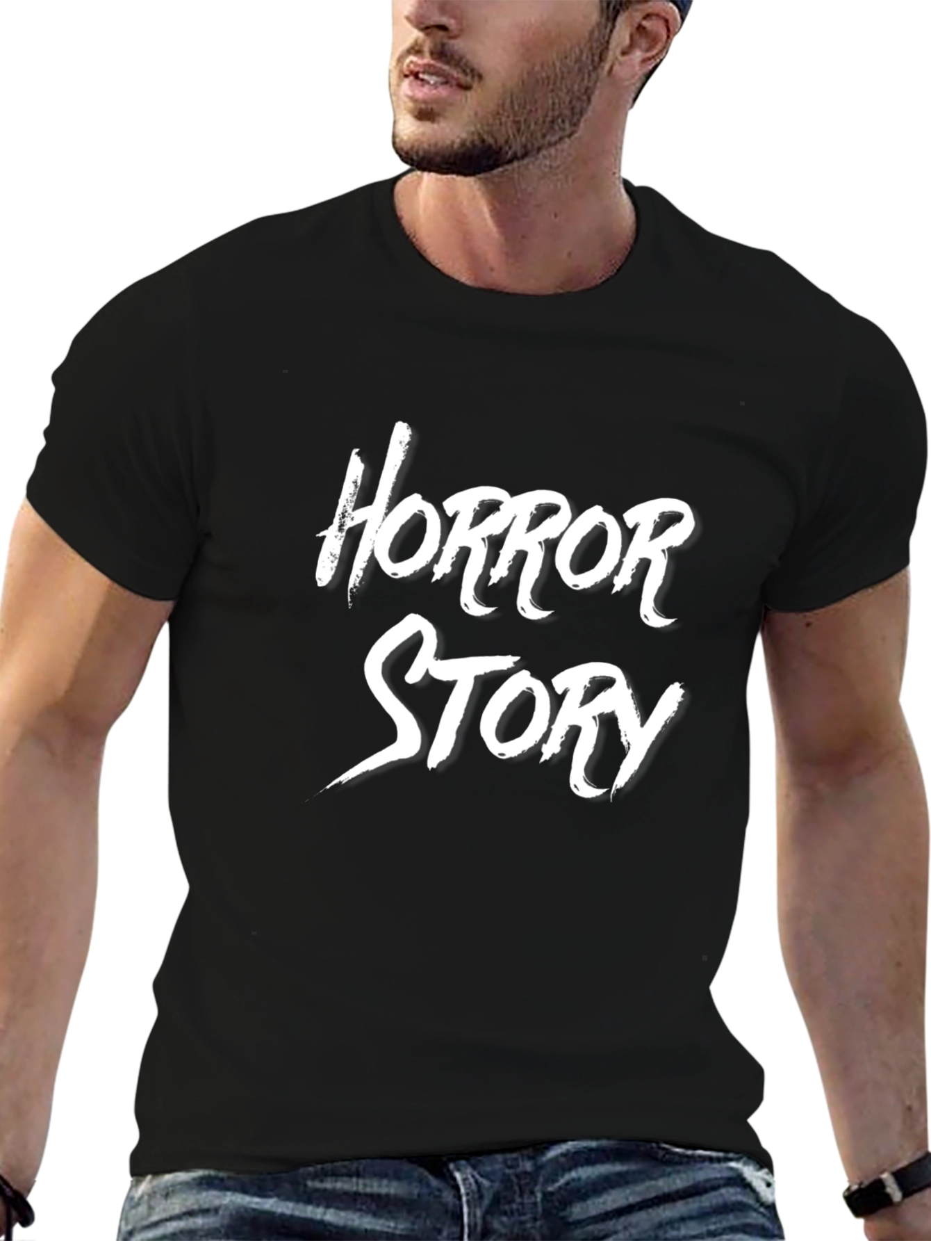 Horror Story Graphic Tee - Black