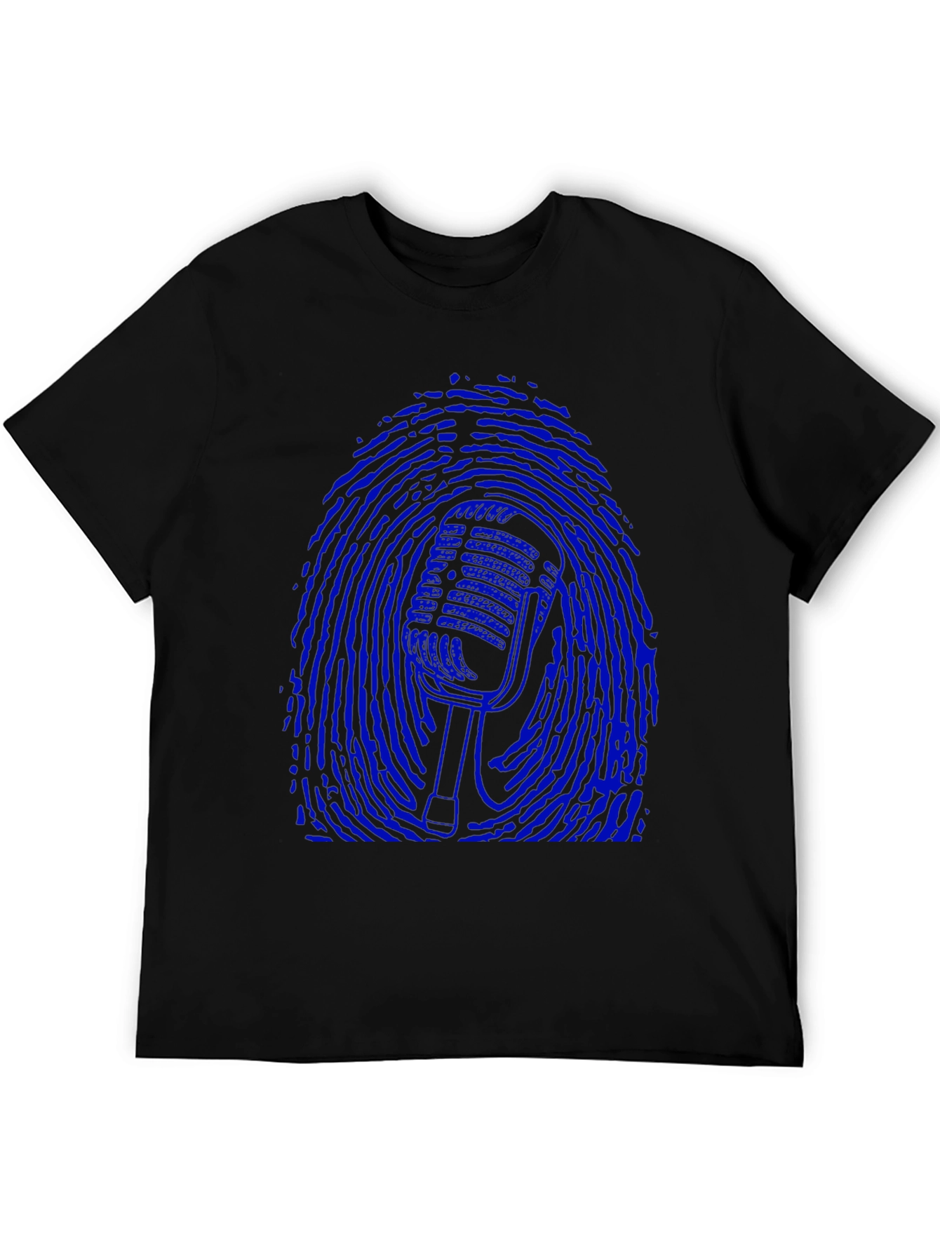 Blue Microphone Fingerprint T-Shirt