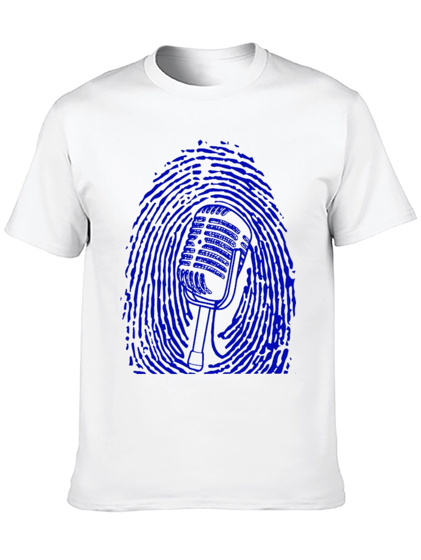 Blue Microphone Fingerprint T-Shirt