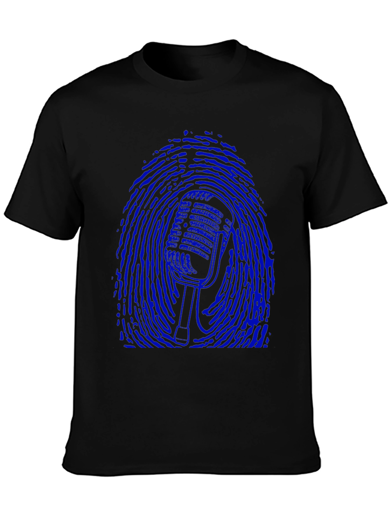 Blue Microphone Fingerprint T-Shirt