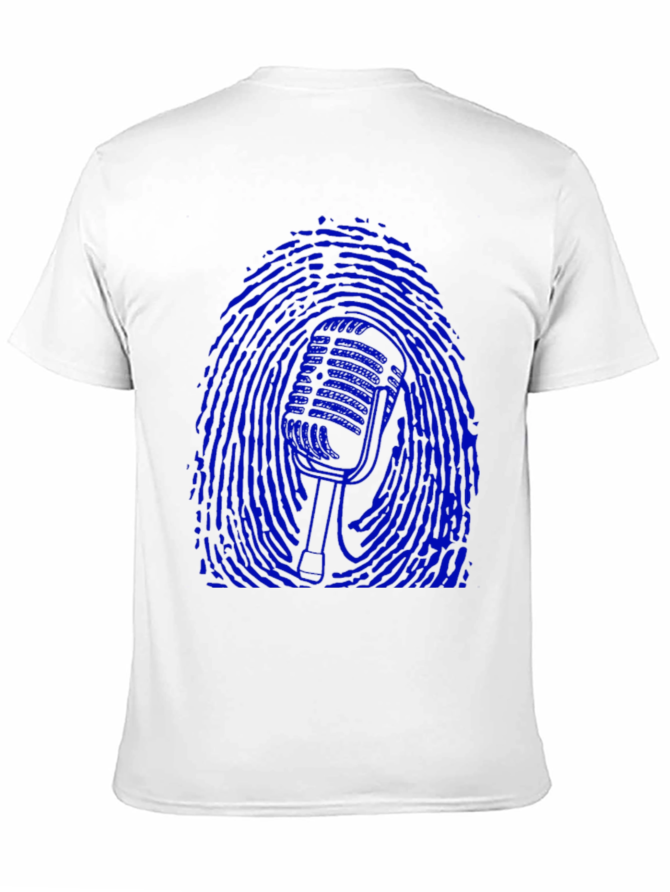 Blue Microphone Fingerprint T-Shirt