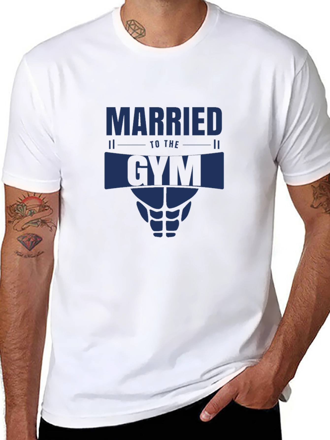 Married to The Gym Mens T-Shirt
