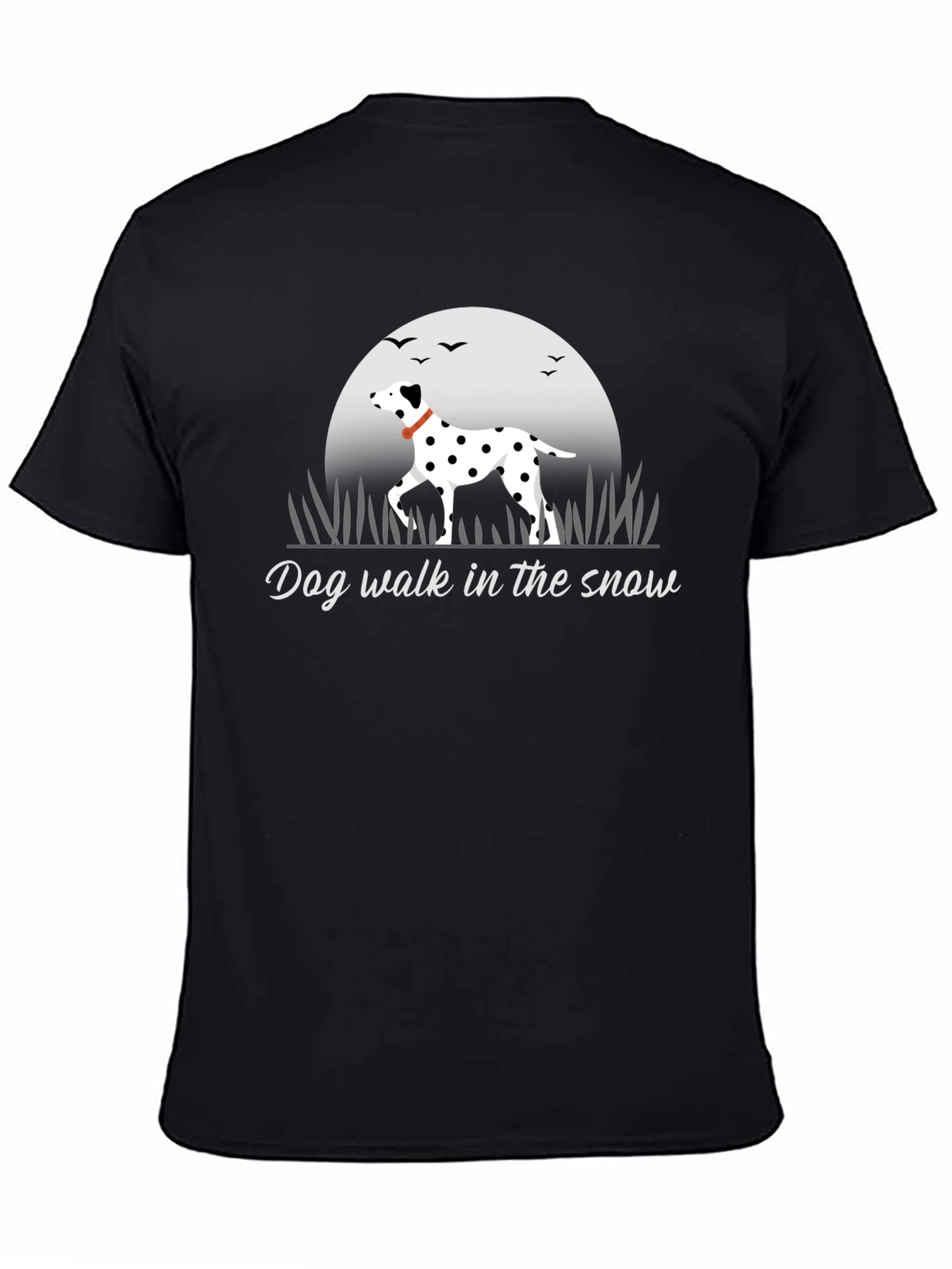 Dog Walk in the Snow T-Shirt