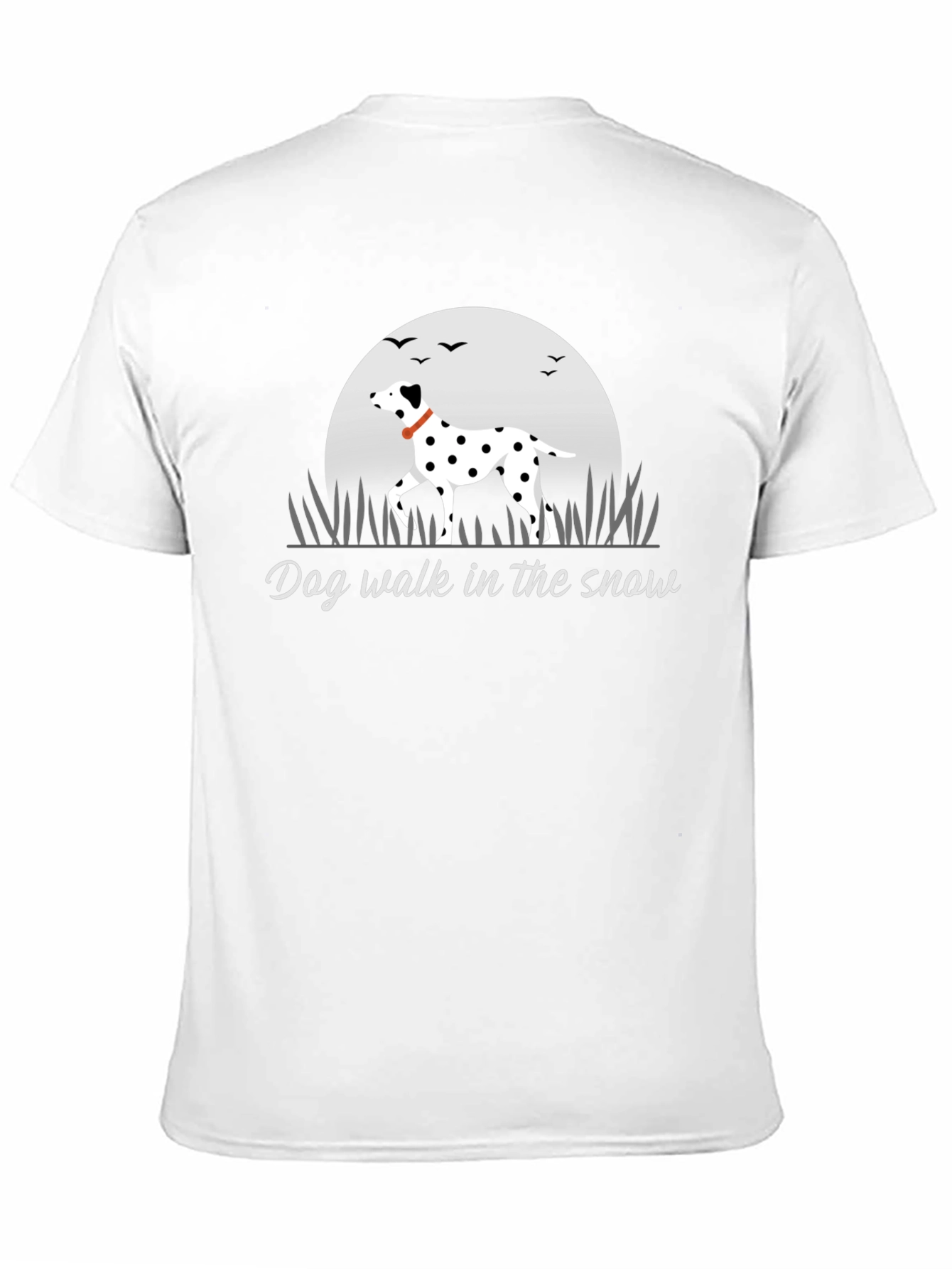 Dog Walk in the Snow T-Shirt