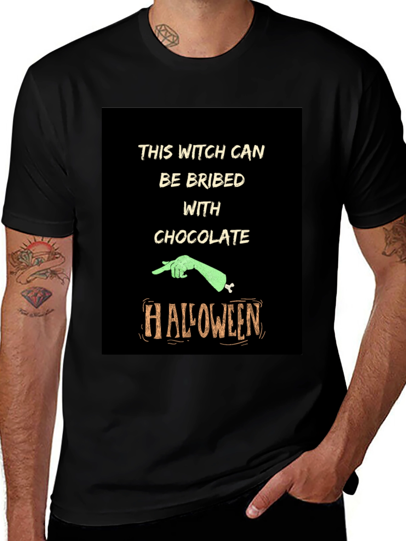 Witch Chocolate Halloween T-Shirt