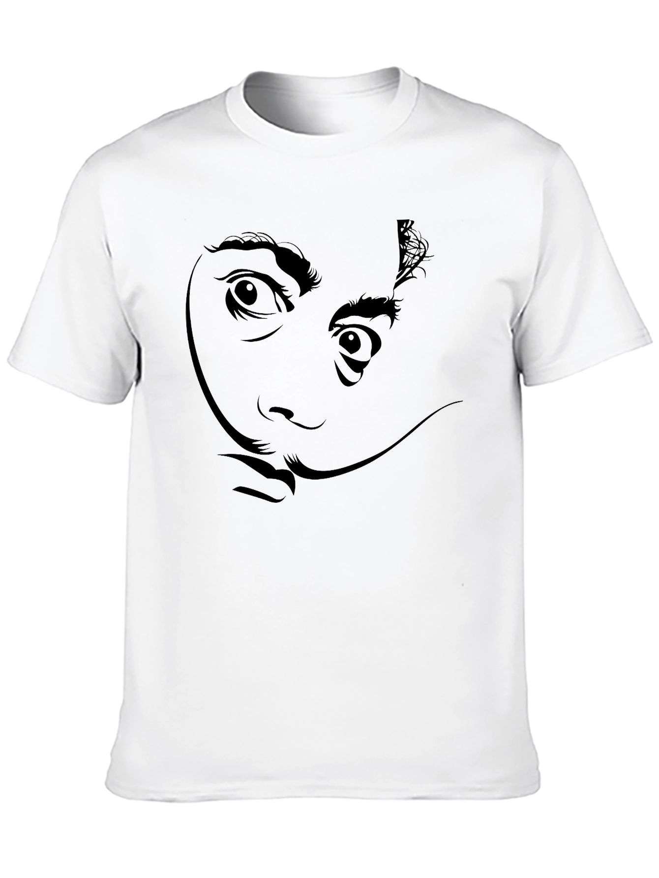 Salvador Dali Graphic Tee - Classic Black T-Shirt