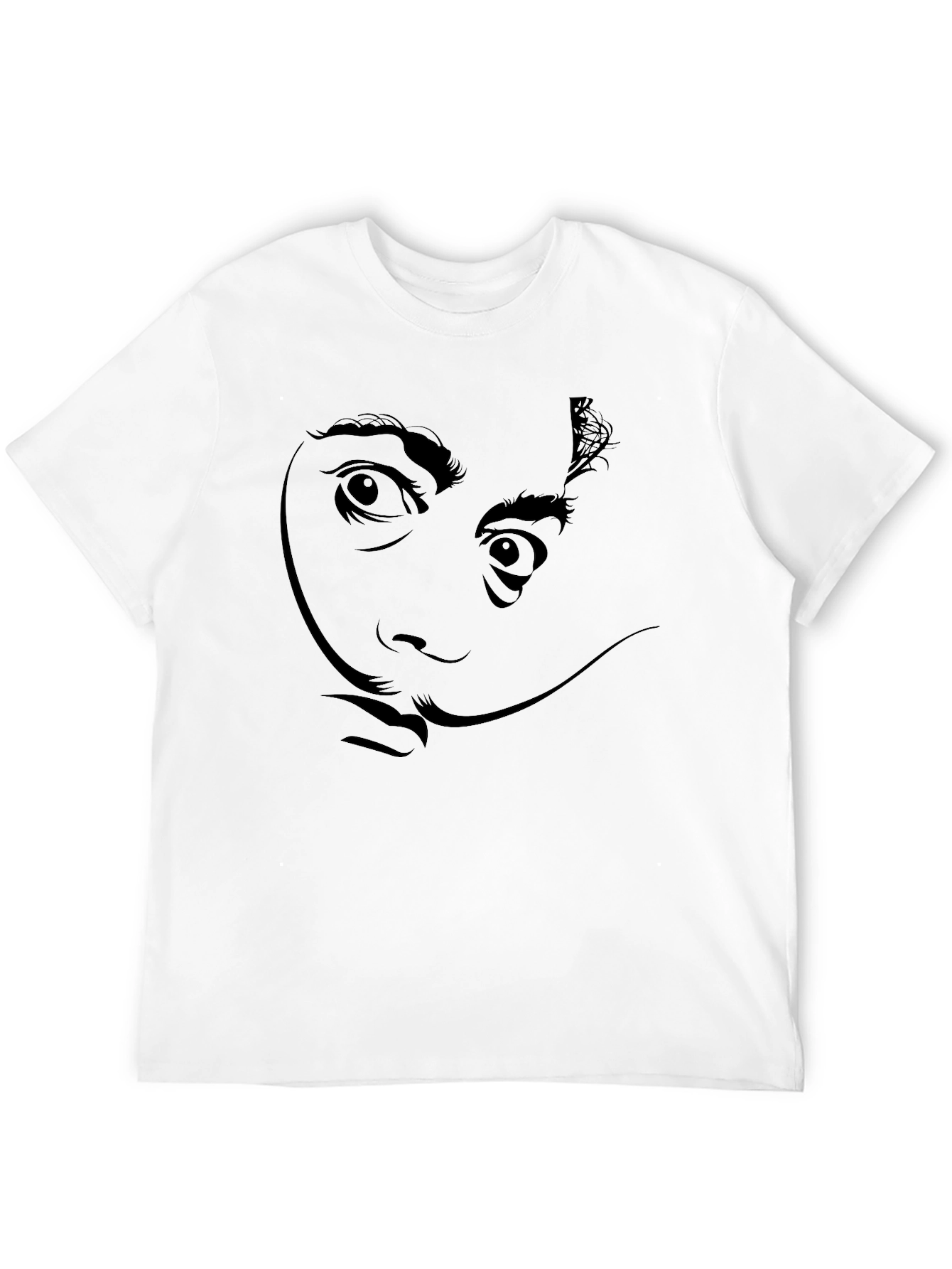 Salvador Dali Graphic Tee - Classic Black T-Shirt
