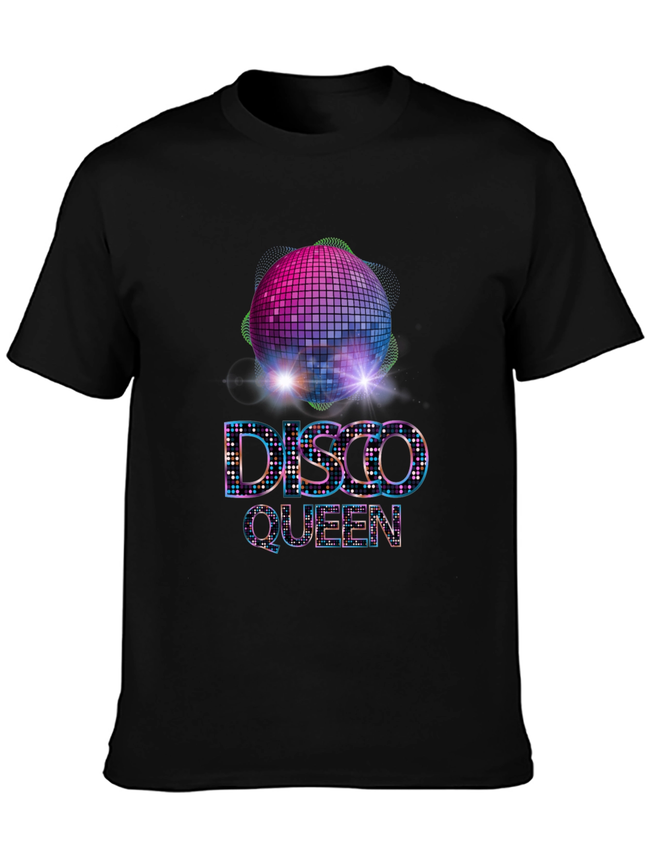 Disco Queen Graphic Tee - Party in Style!