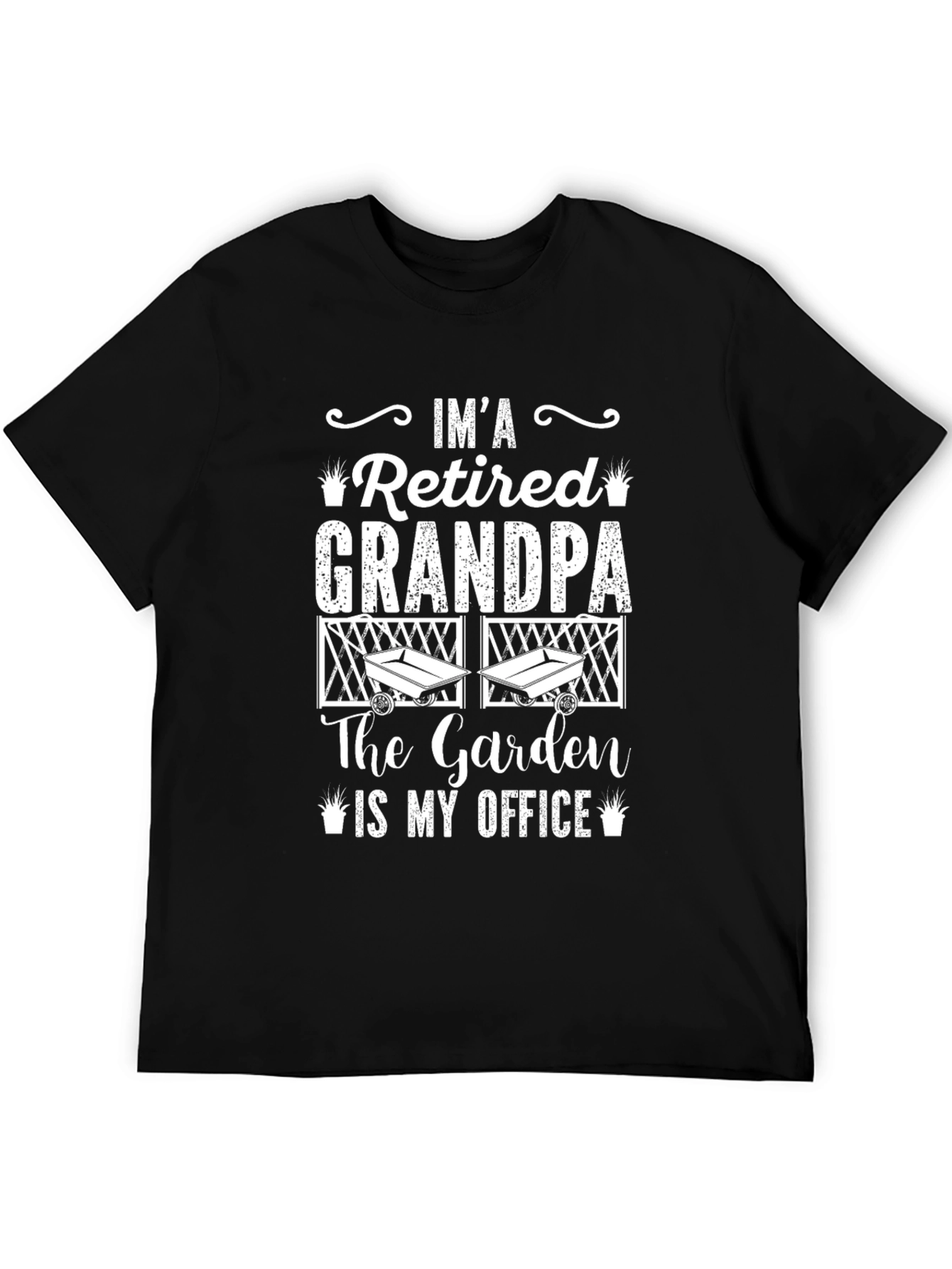 Retired Grandpa Garden Office T-Shirt