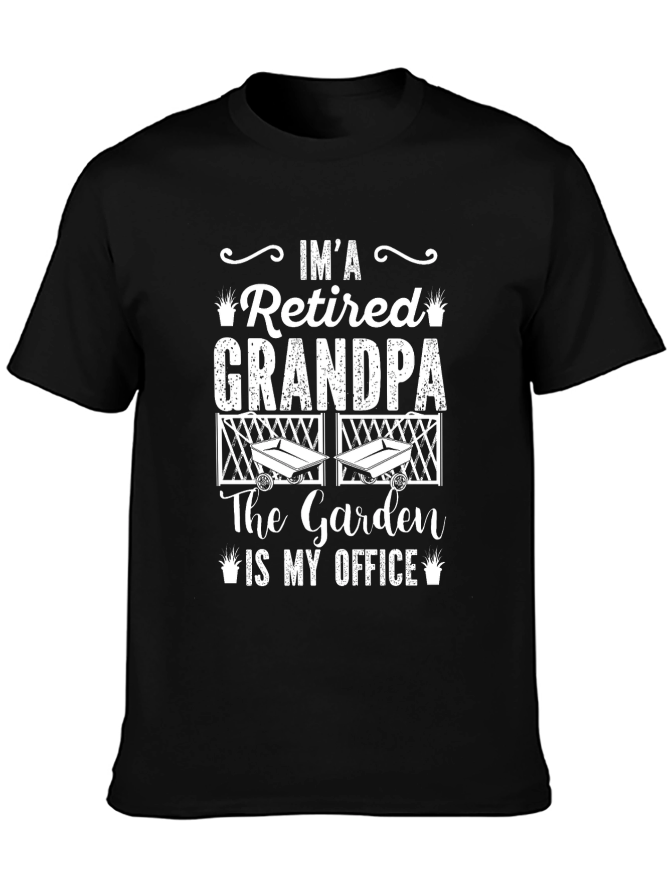 Retired Grandpa Garden Office T-Shirt