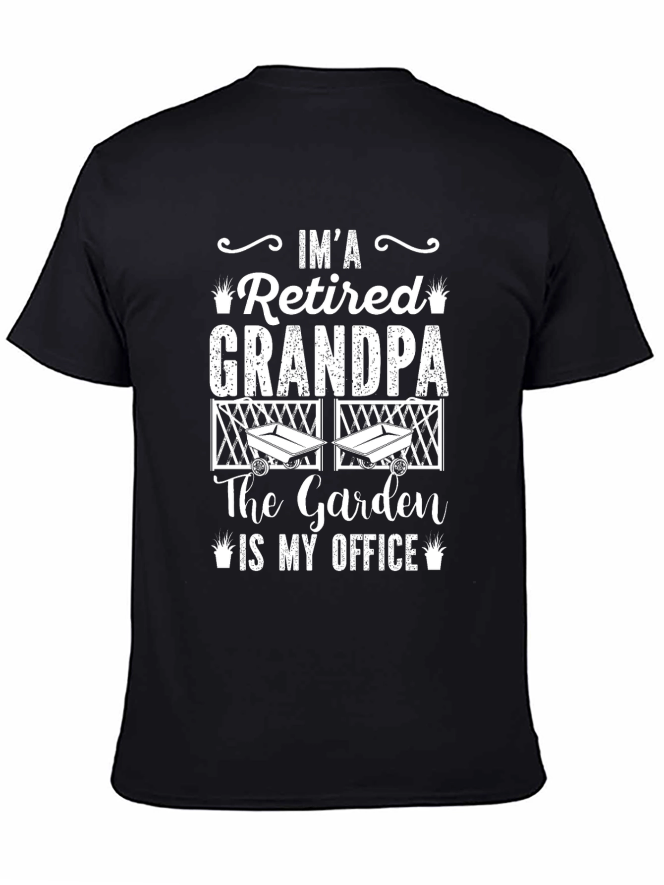 Retired Grandpa Garden Office T-Shirt