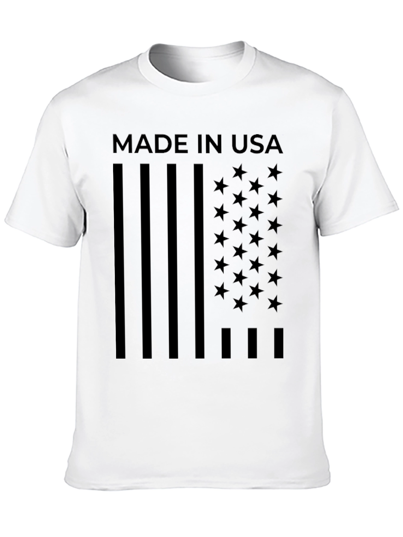 Made in USA Flag Graphic T-Shirt - Patriotic Pride
