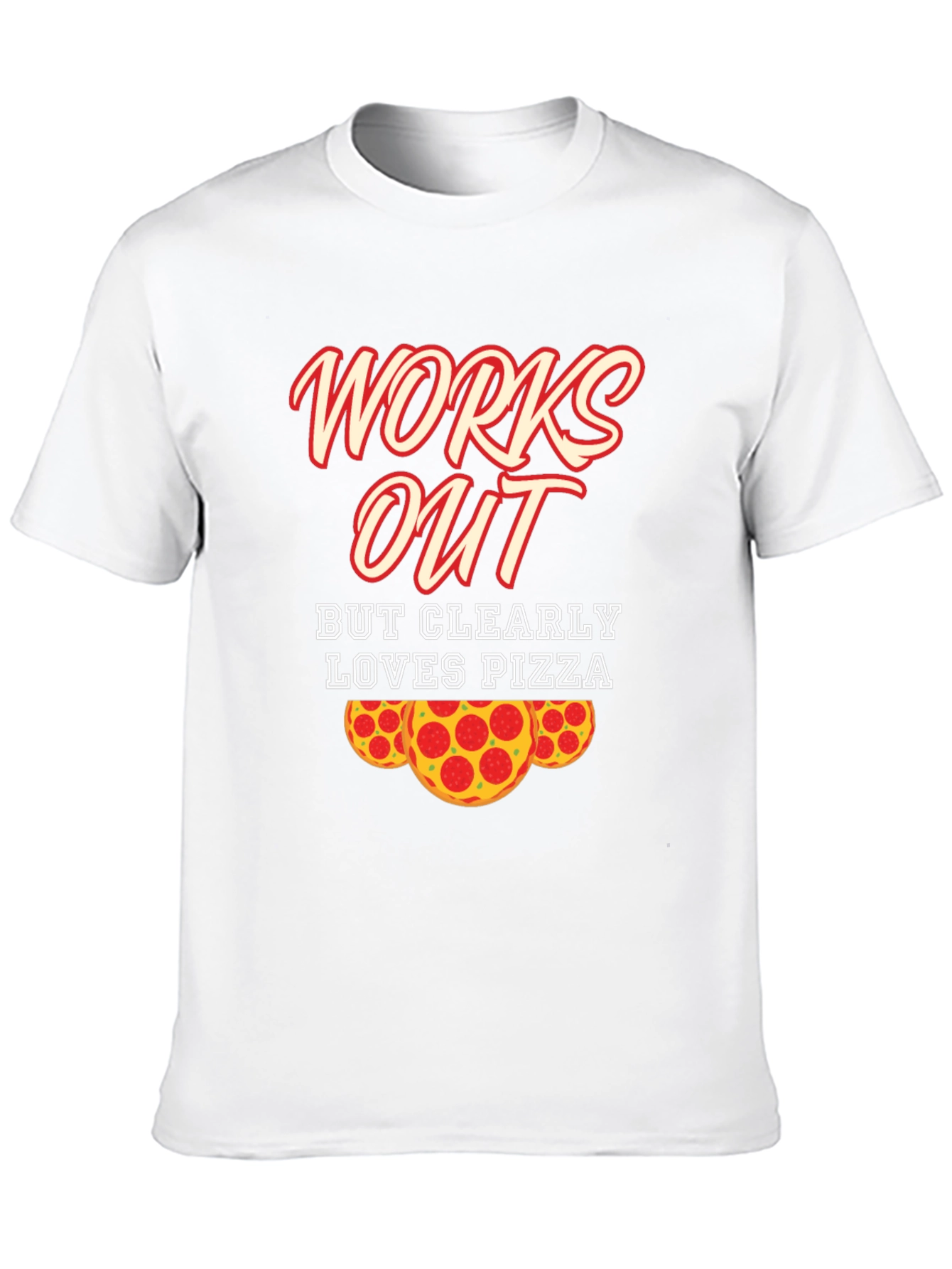 Funny Pizza Lover Workout T-Shirt