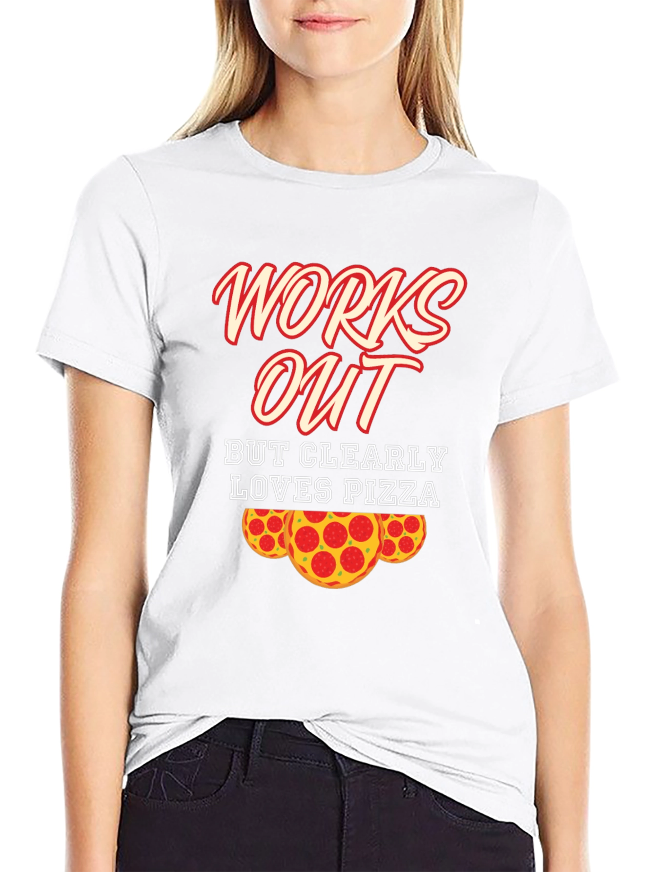 Funny Pizza Lover Workout T-Shirt