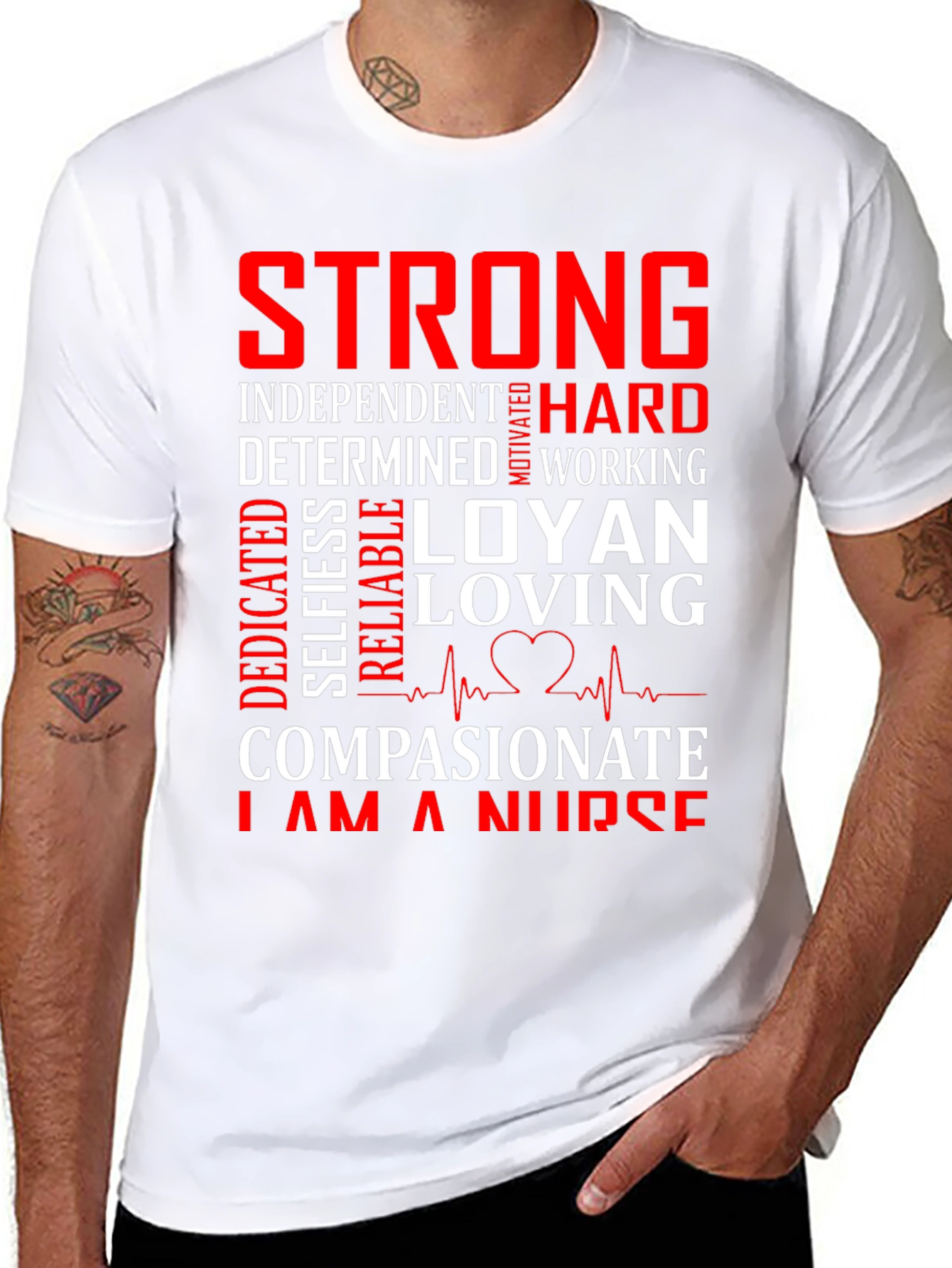 Strong Nurse Graphic Tee - Unisex Fit