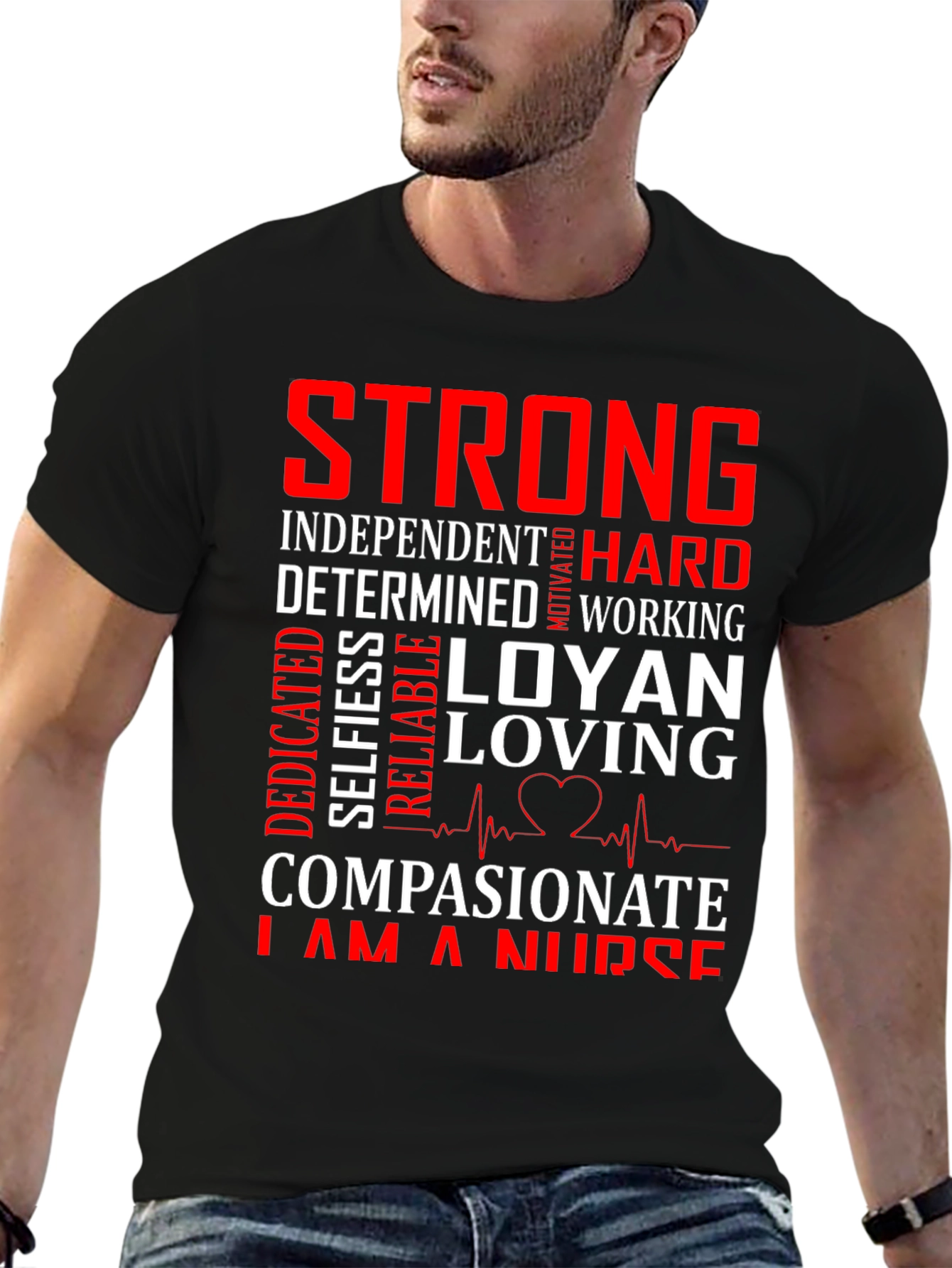 Strong Nurse Graphic Tee - Unisex Fit