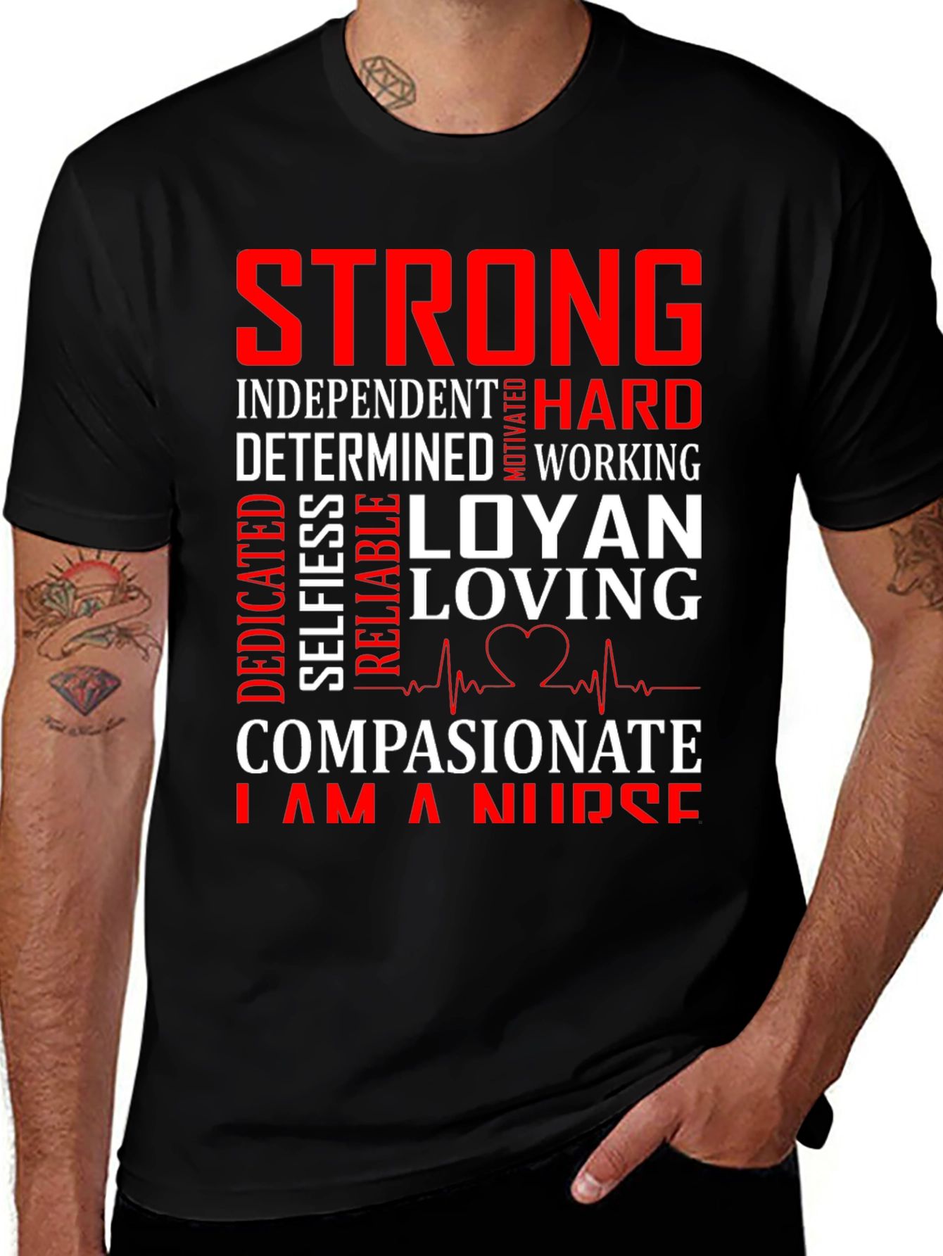 Strong Nurse Graphic Tee - Unisex Fit