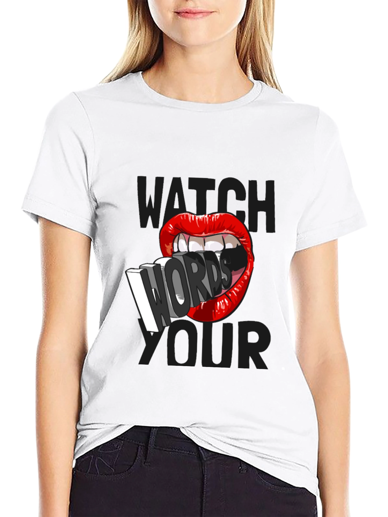 Watch Your Words Graphic Tee