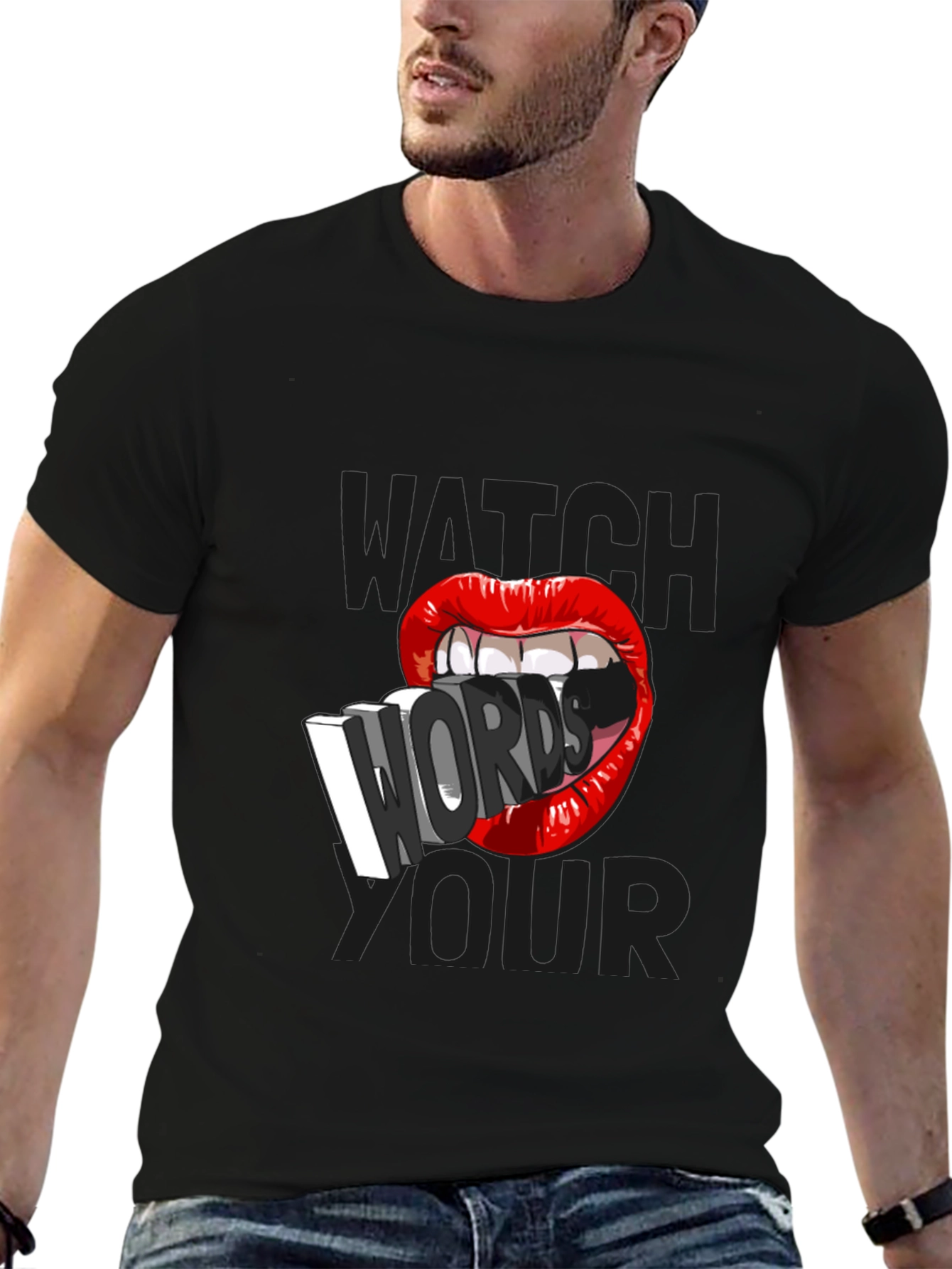 Watch Your Words Graphic Tee