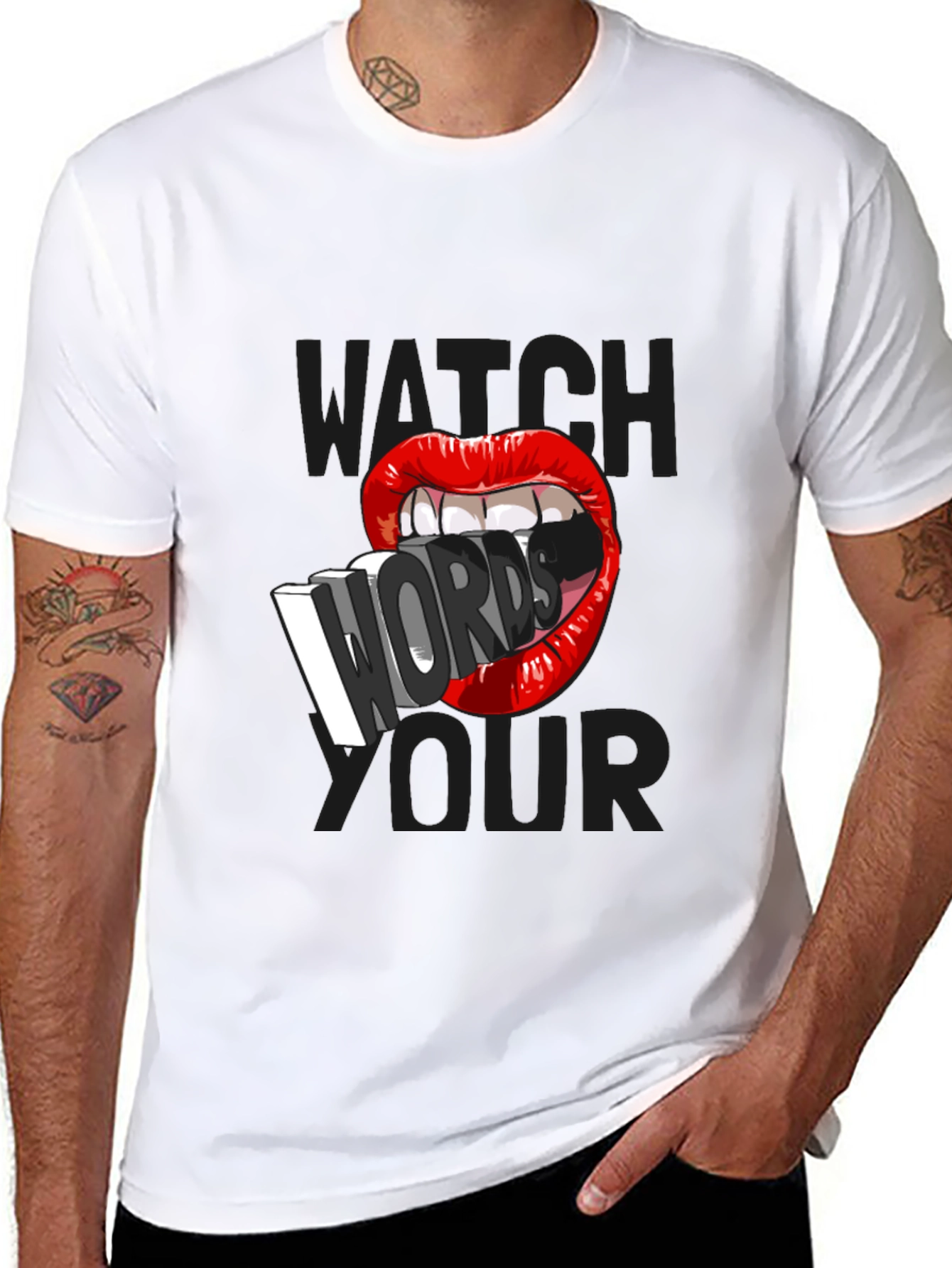 Watch Your Words Graphic Tee