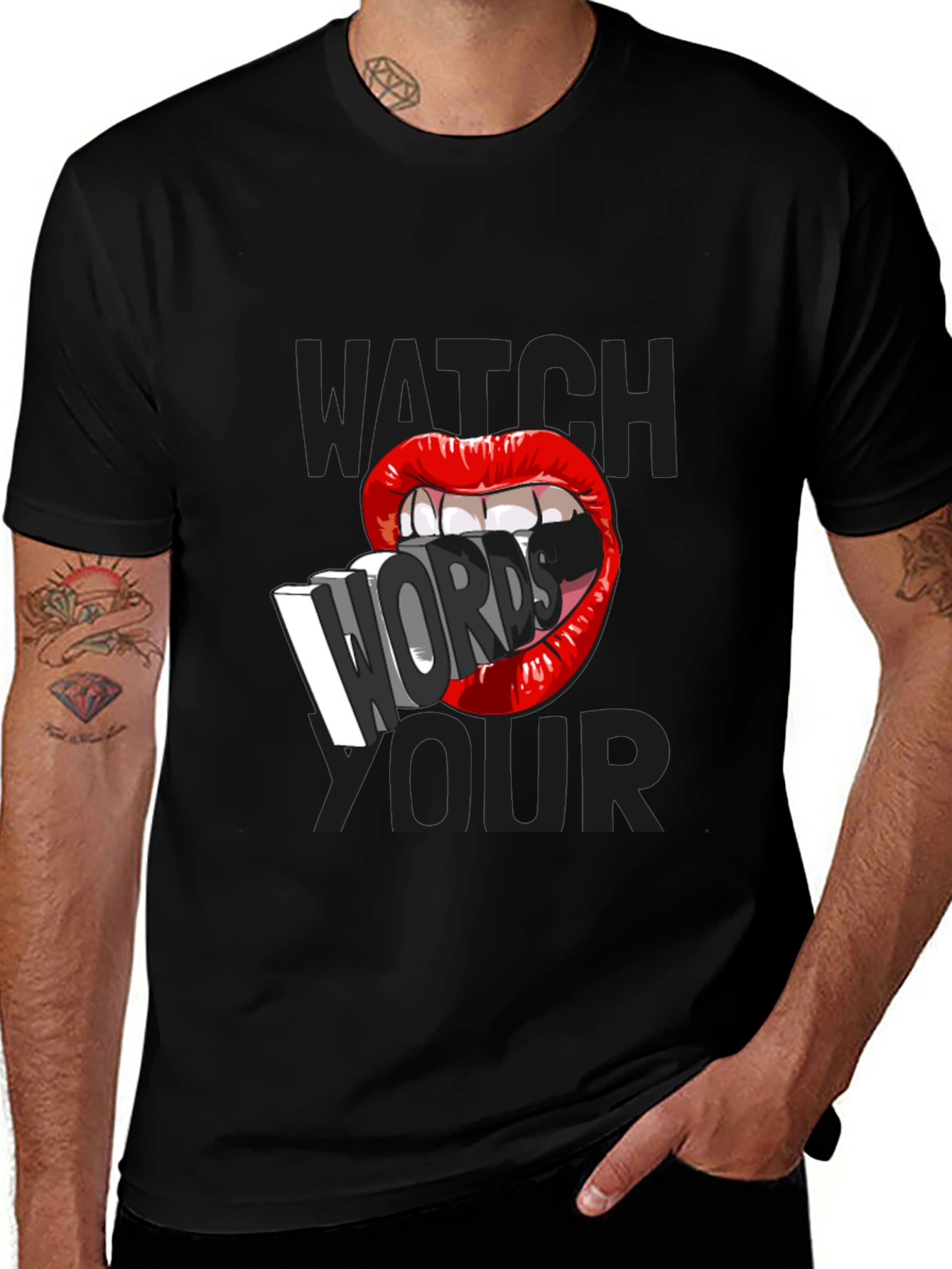 Watch Your Words Graphic Tee