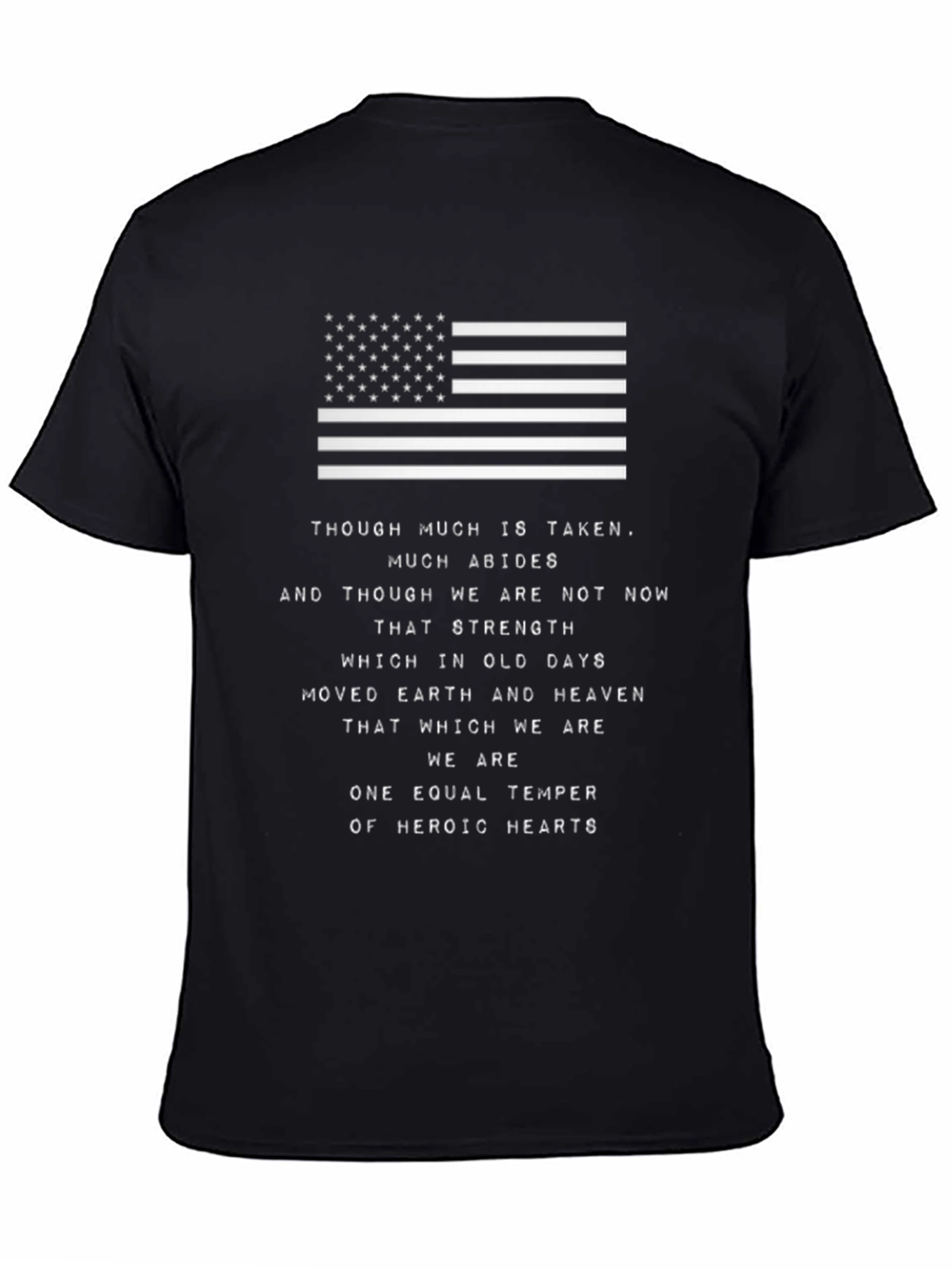 Heroic Hearts American Flag Graphic Tee