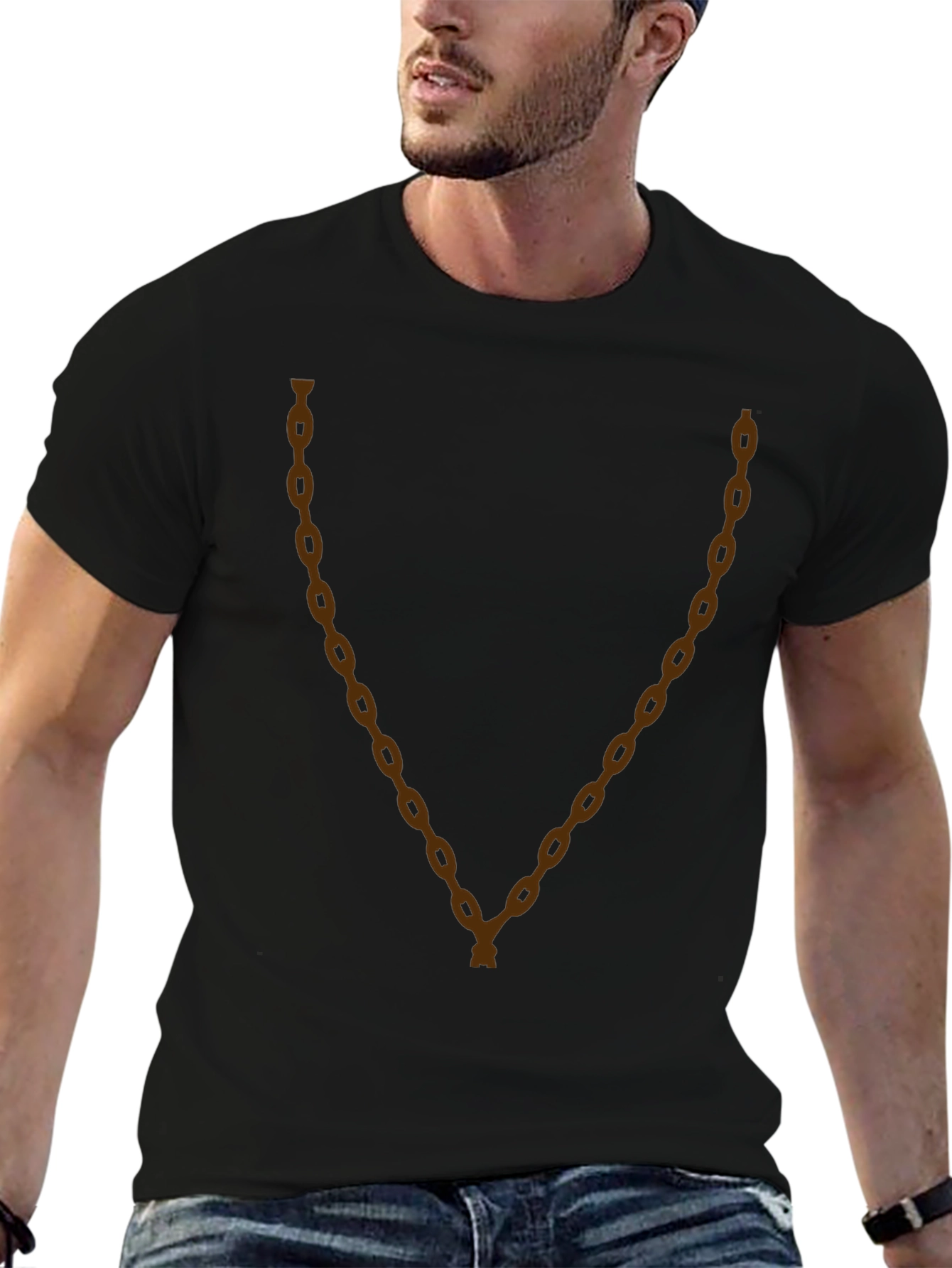 Chain Graphic Tee - Modern Streetwear