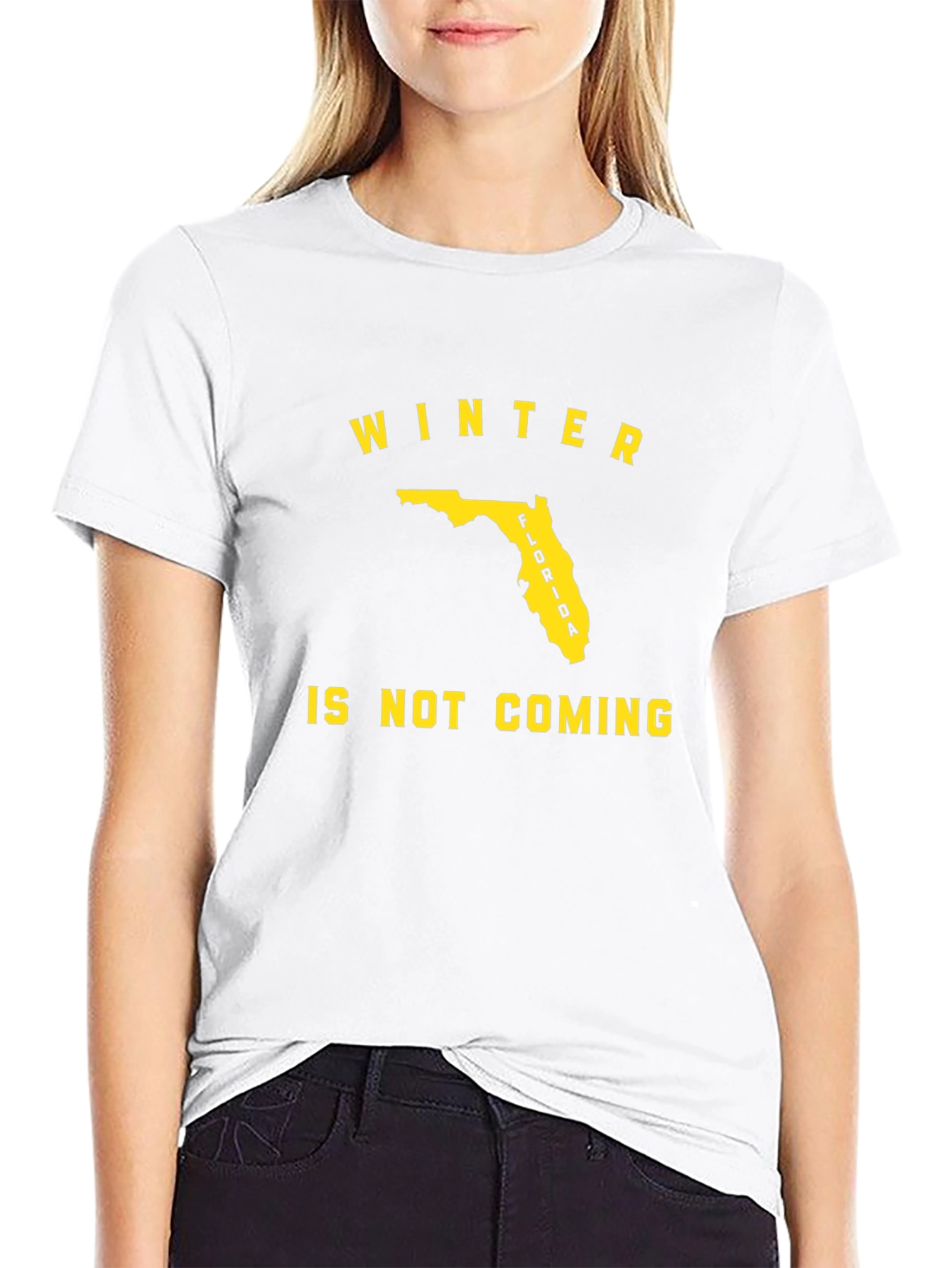 Florida Winter Is Not Coming Black T-Shirt